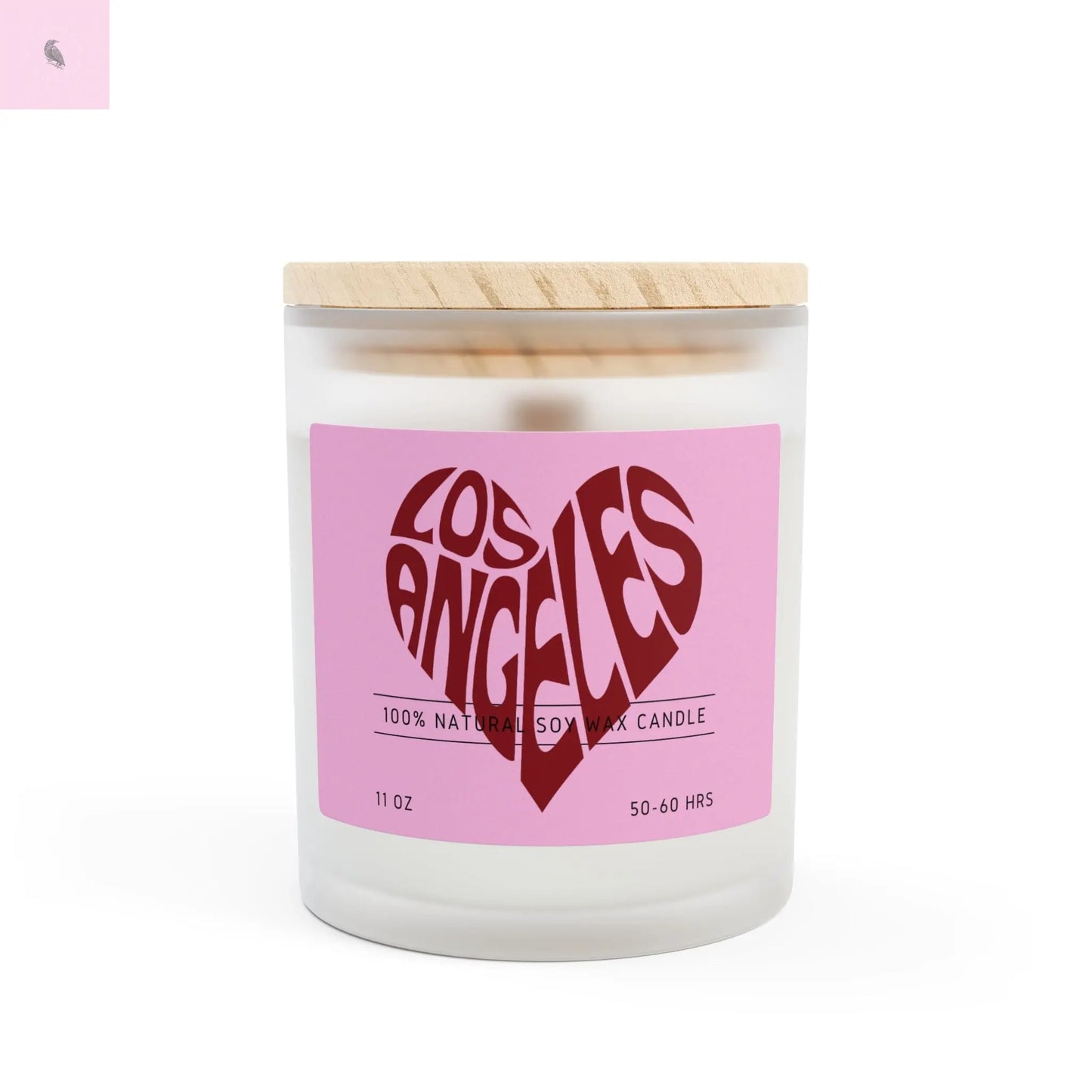Los Angeles 11oz soy wax candle the flirty crow