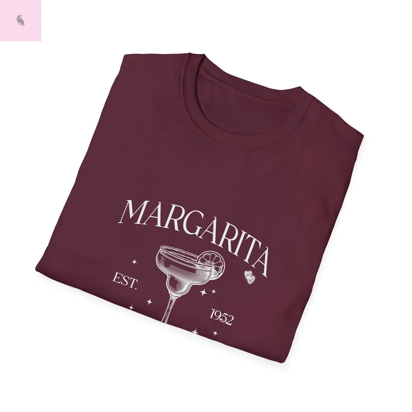 Margarita lovers Softstyle cotton T-Shirt the flirty crow