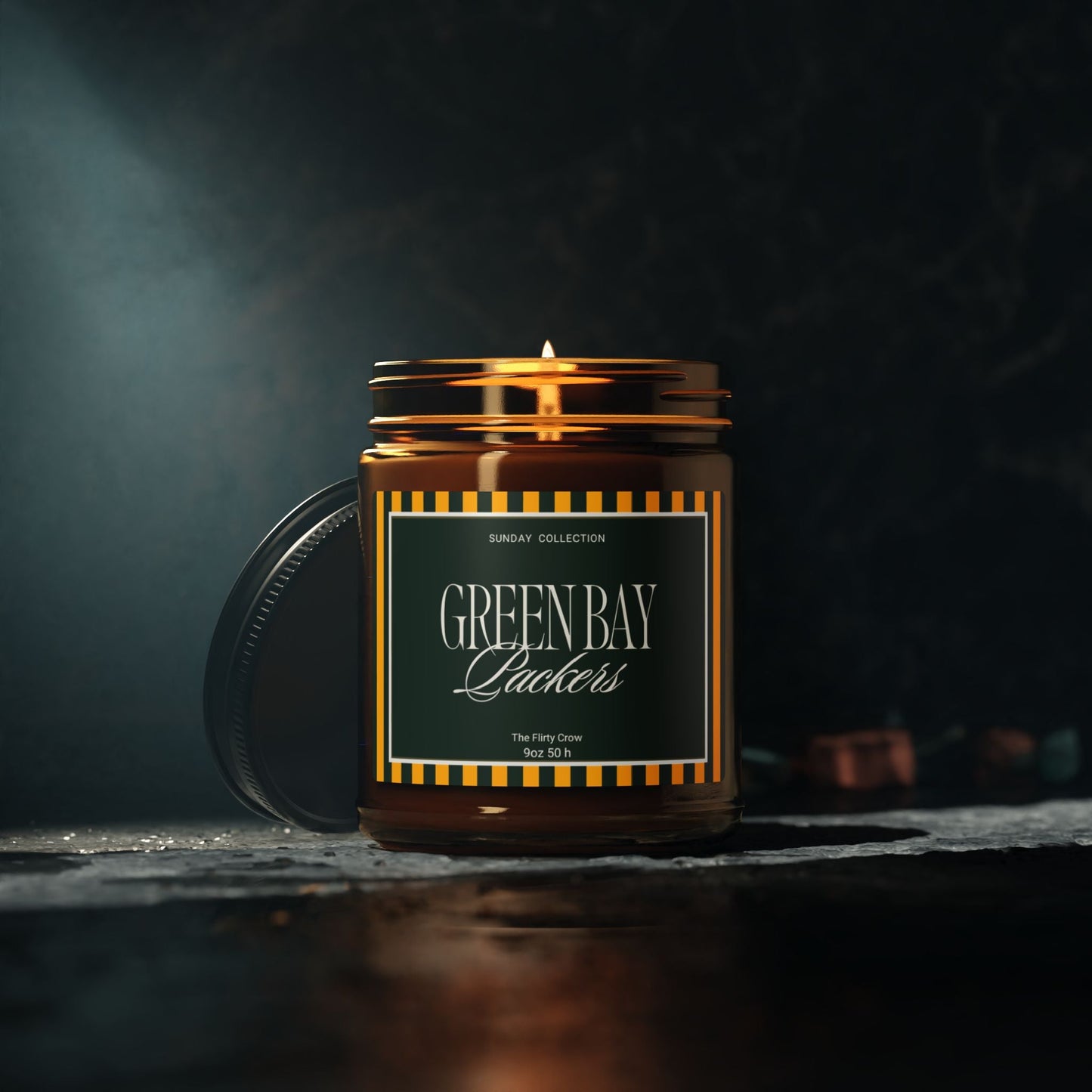 Green Bay Packers Scented Soy Candle The flirty crow