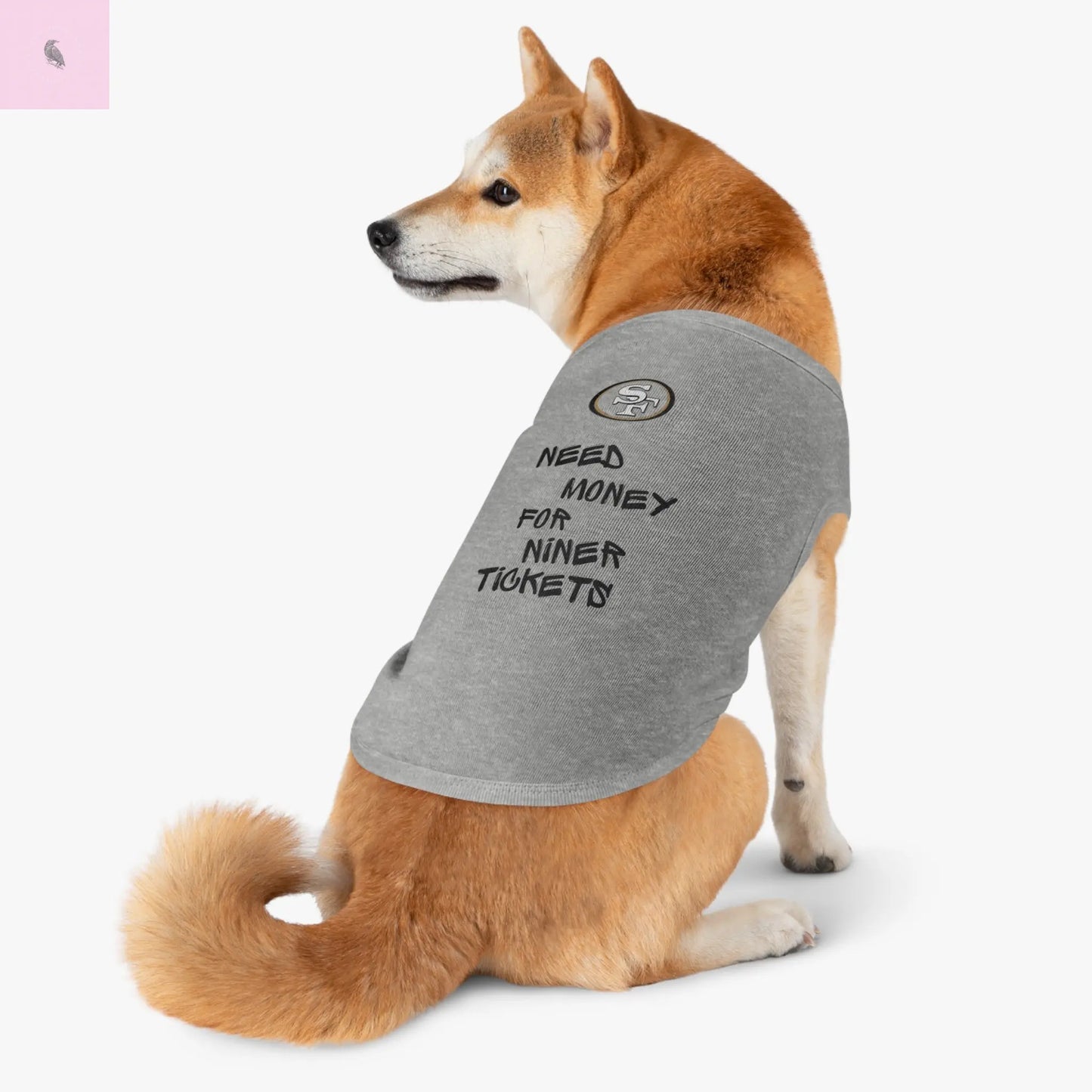 Dog Tank Top 49er Football The flirty crow