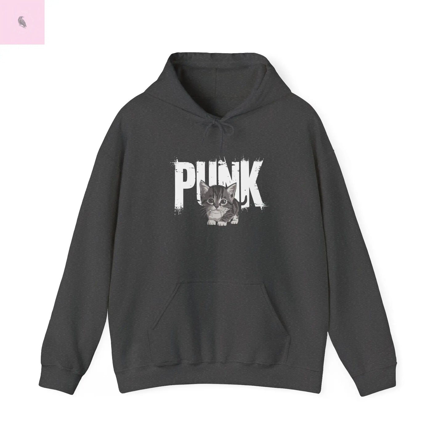 Punk Rock Cat Hoodie the flirty crow