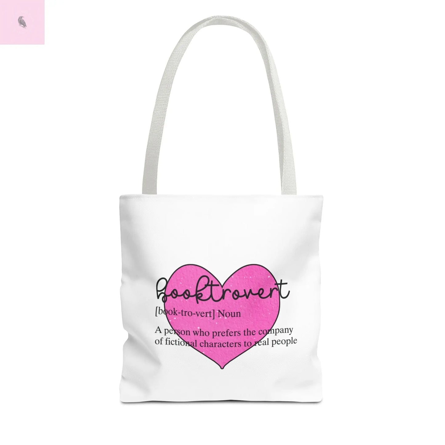 Book Lover Tote Bag, Bookish Gift, Reading Accessories, Tote for Introverts, Eco-Friendly Shopping Bag, Cute Literary Design Printify