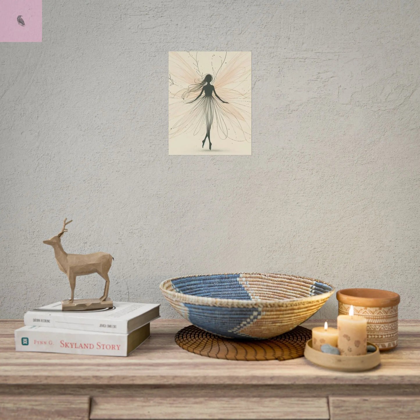 Fairy Poster - The flirty crow