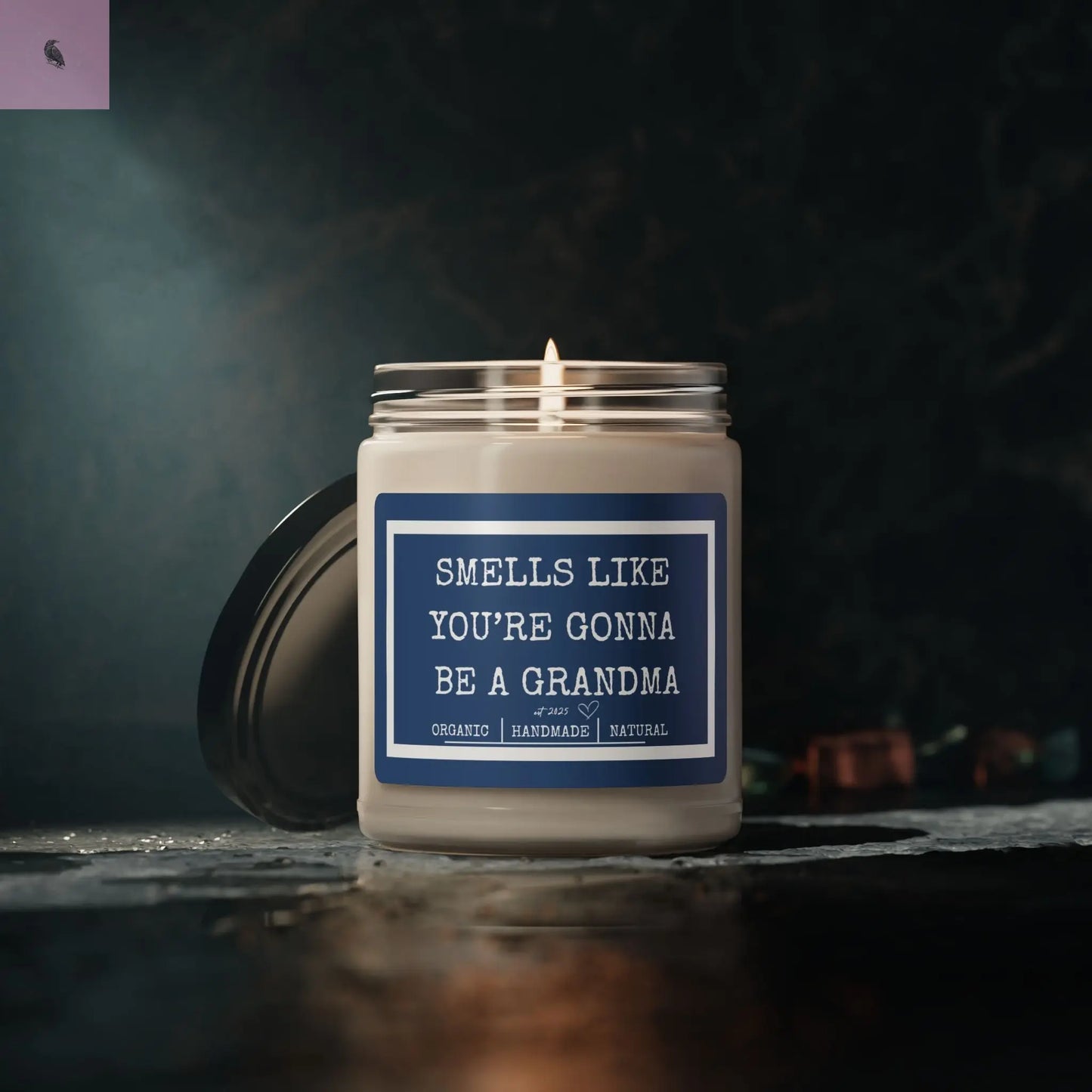 Smells Like You're Gonna Be a Grandma Scented Soy Candle - 9oz The flirty crow