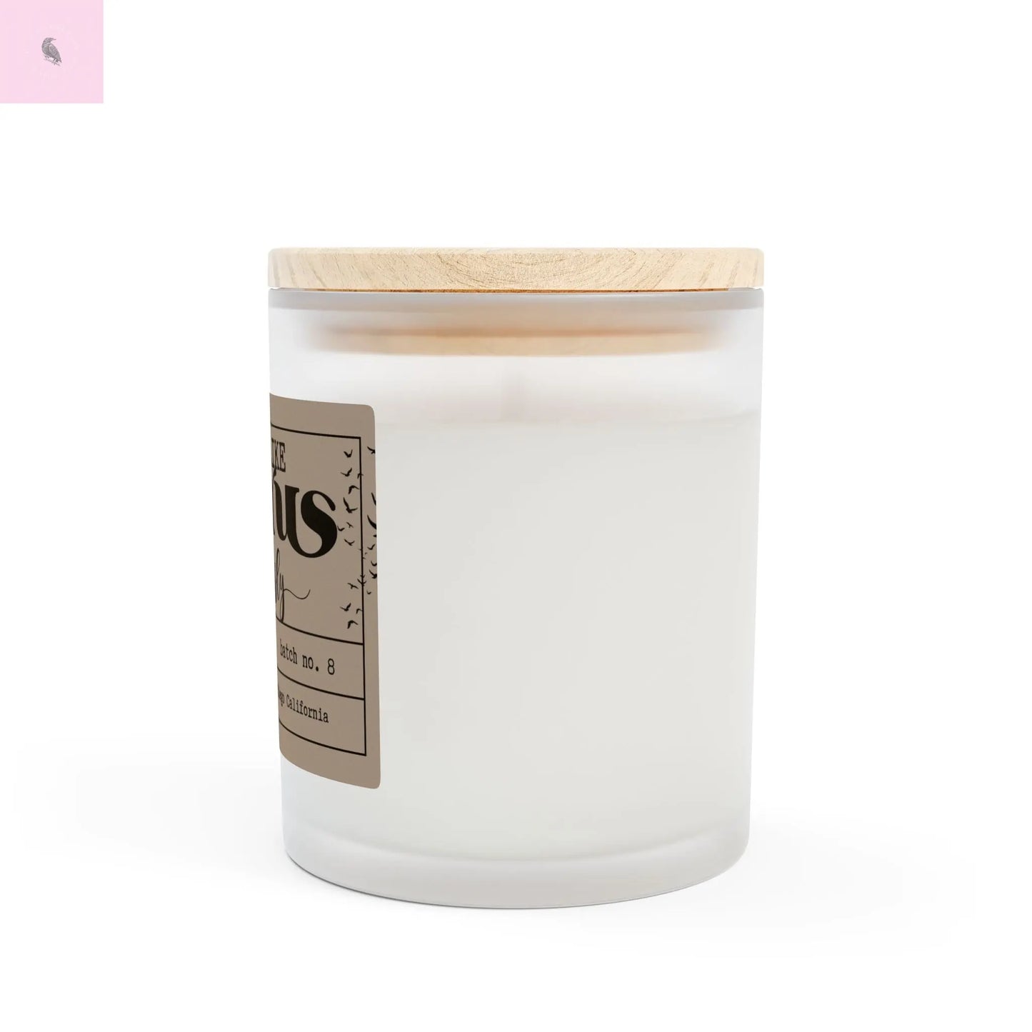 Astrology Lovers Glass Candle the flirty crow