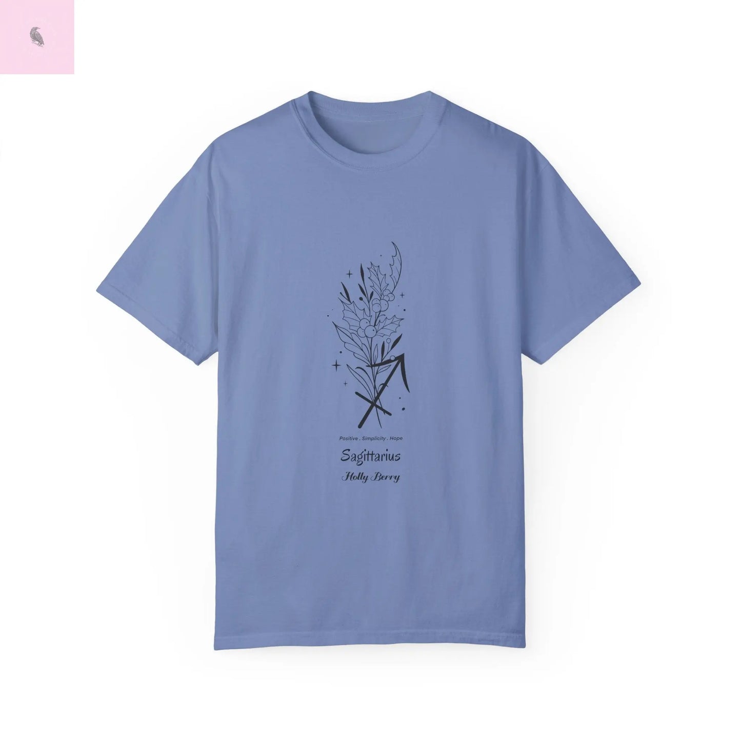 Sagittarius birth flower T-Shirt for Astrology Lovers Printify