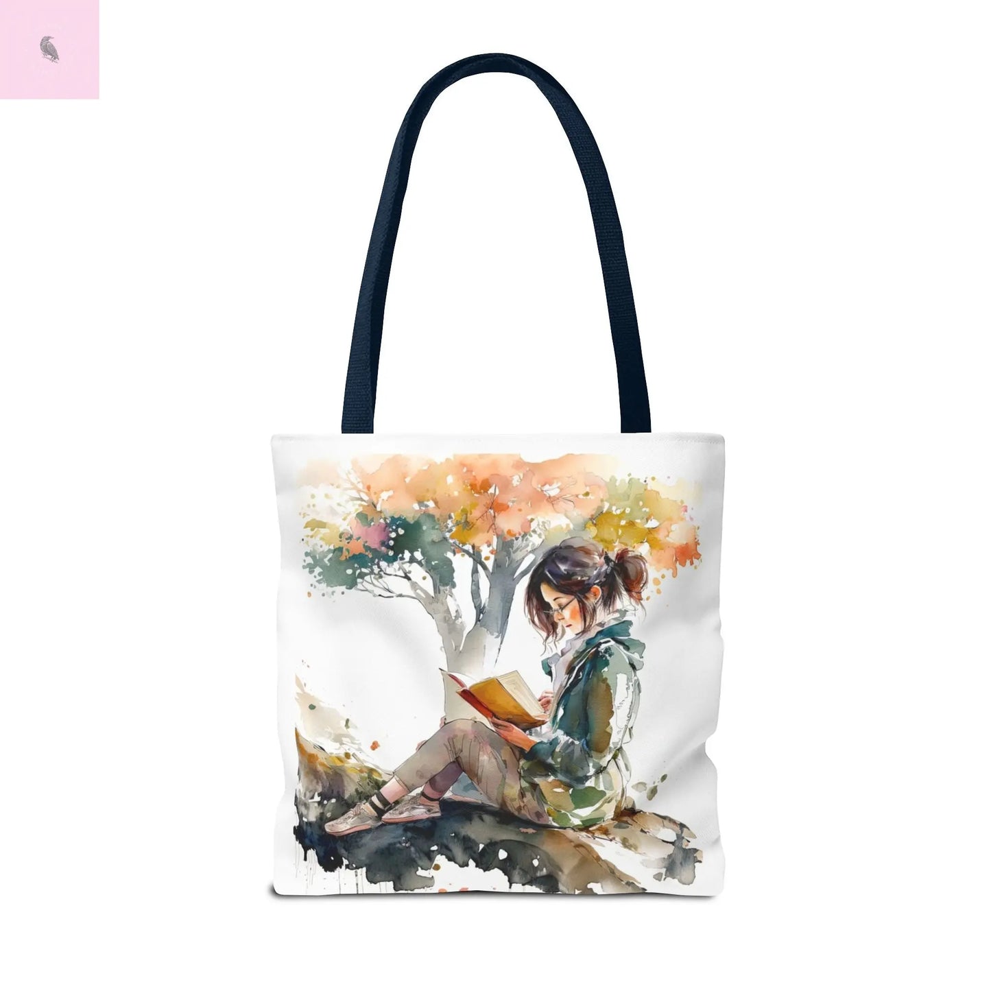 Reading Tote Bag, Literary Gift, Book Lover Tote, Eco-Friendly Bag, readers shopping Tote, book club bag The flirty crow