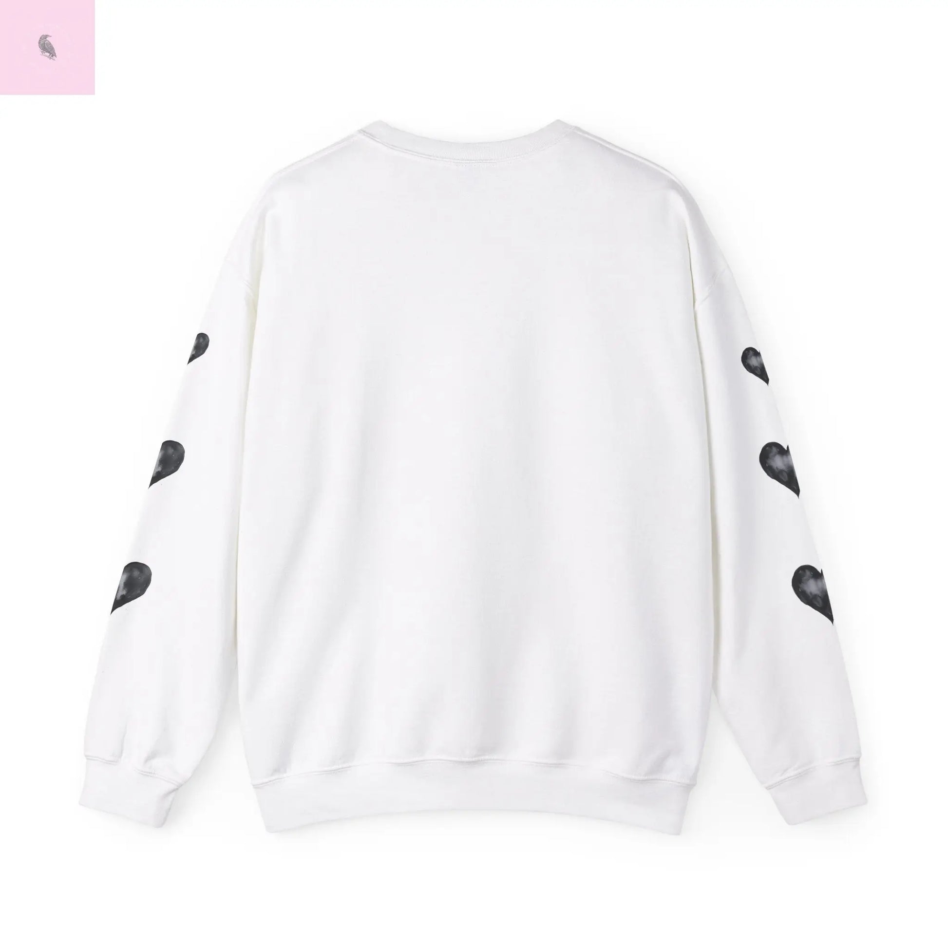 Art + love trendy Heart Sweatshirt the flirty crow
