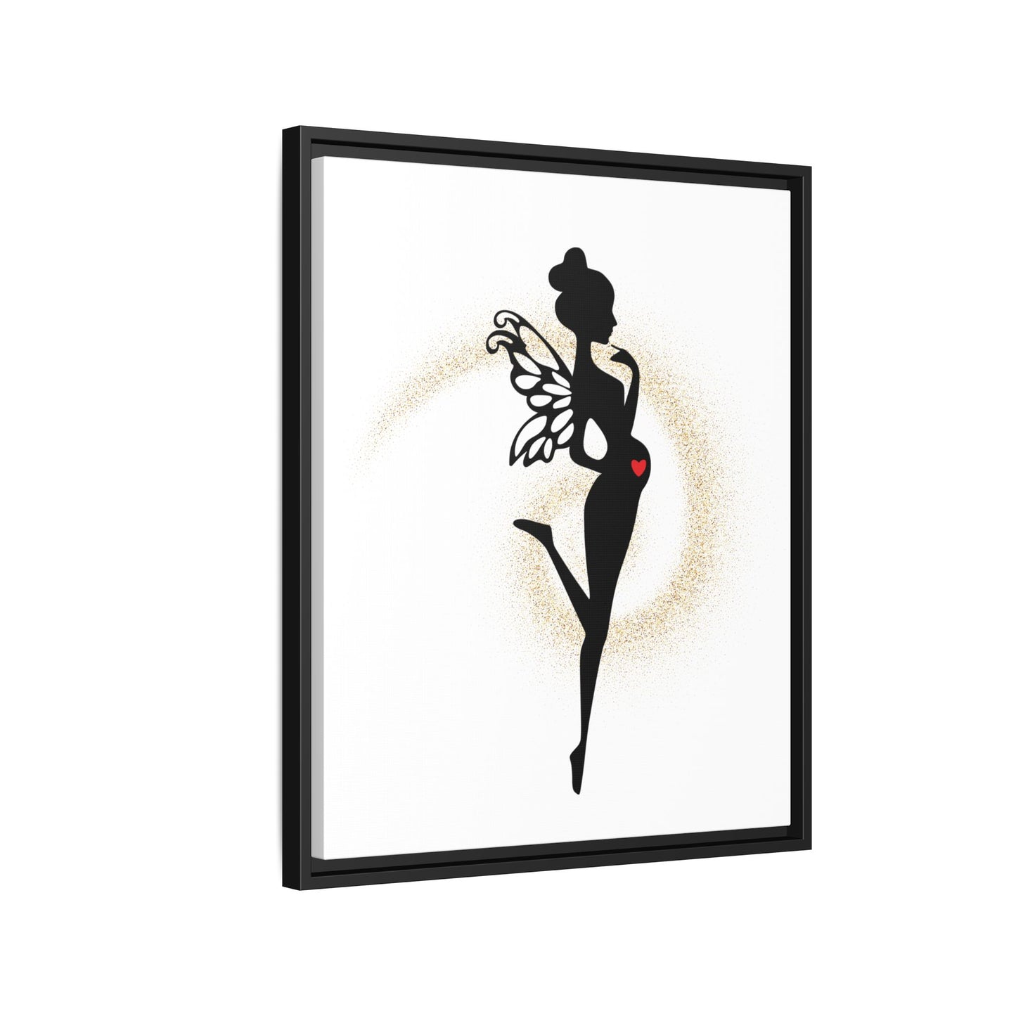 Framed Fairy Art Print - Enchanting Decor for Expecting Mothers, Baby Shower Gift, Elegant Nursery Wall Art, Whimsical Home Accent - The flirty crow