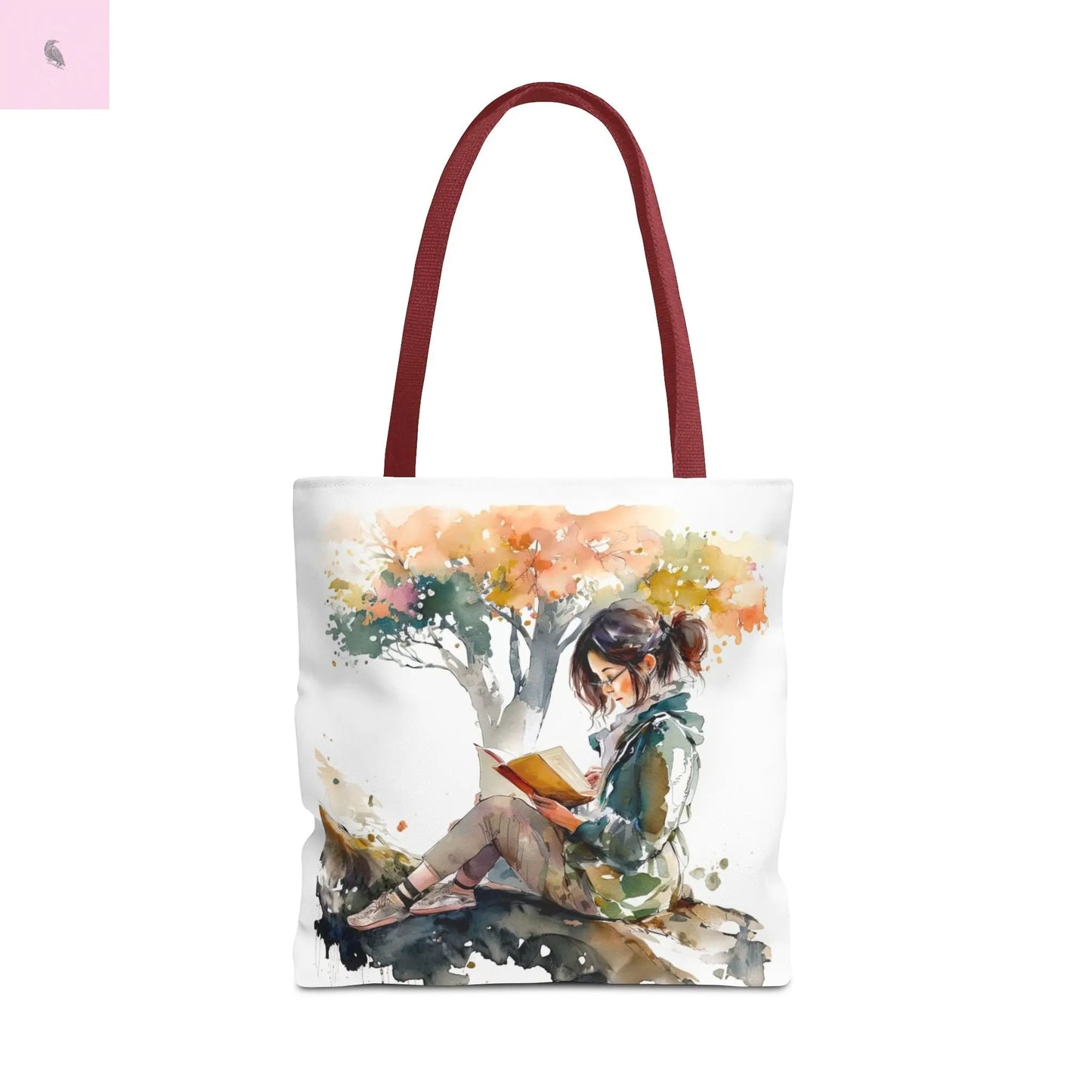 Reading Tote Bag, Literary Gift, Book Lover Tote, Eco-Friendly Bag, readers shopping Tote, book club bag The flirty crow