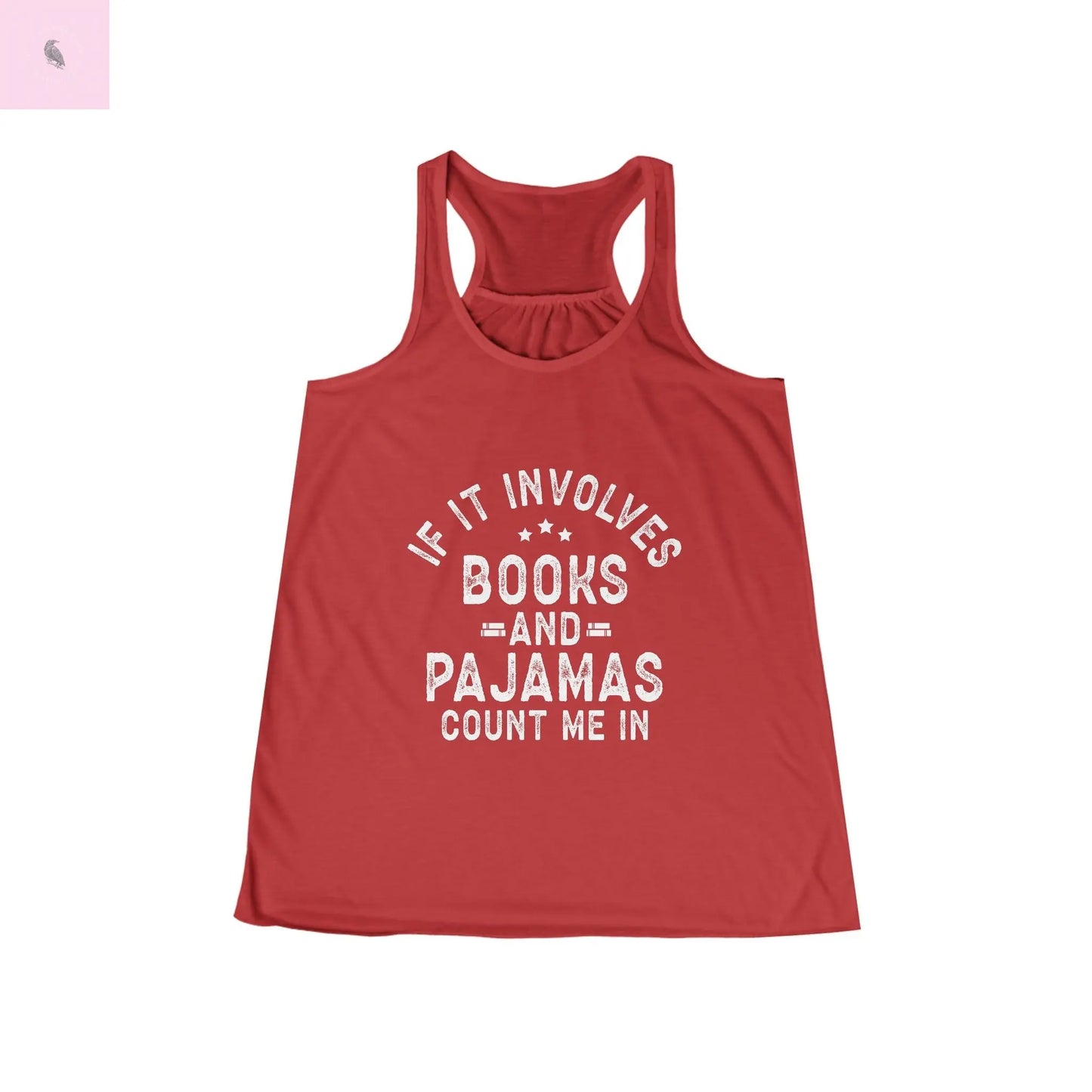 Book Lover Racerback Tank Printify