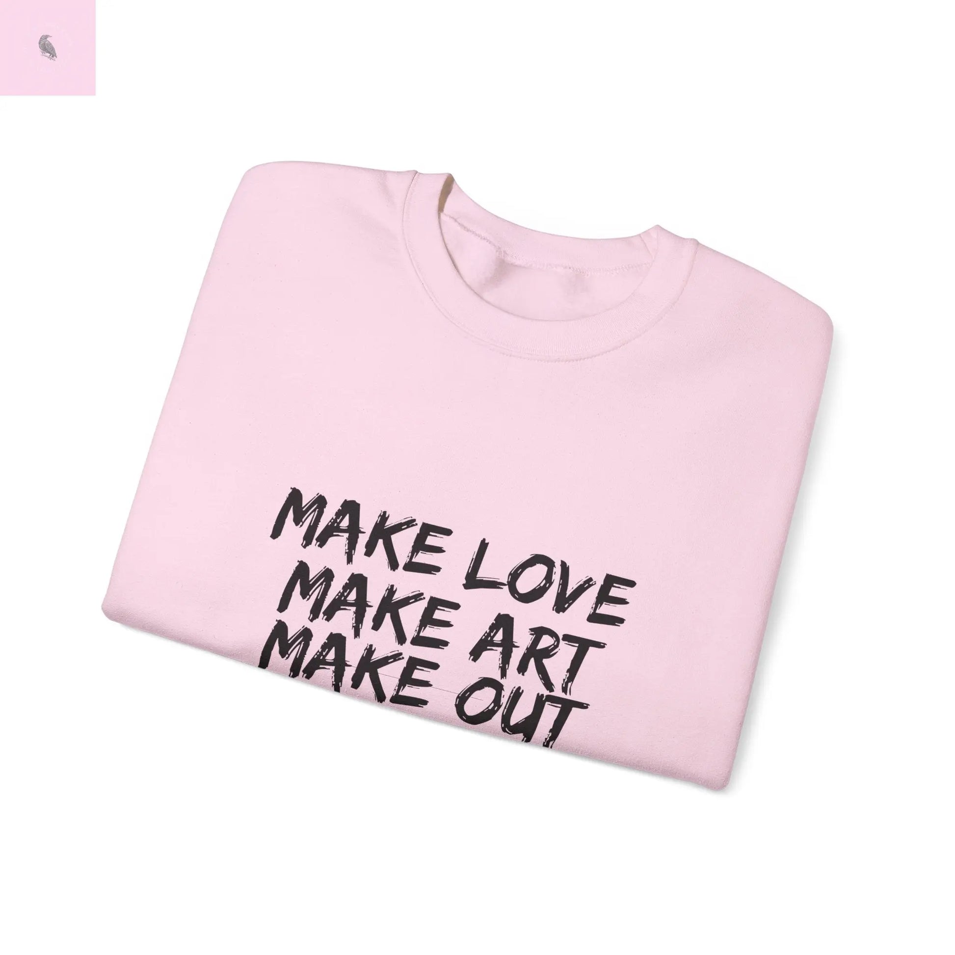 Art + love trendy Heart Sweatshirt the flirty crow