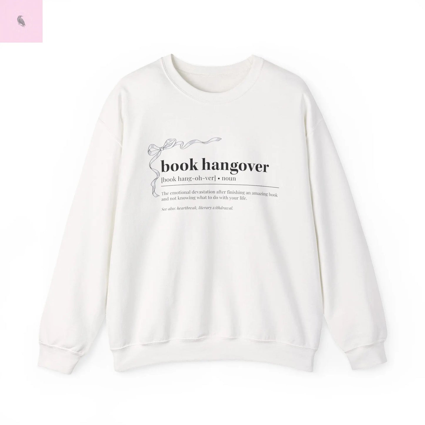 Book Lover Crewneck Sweatshirt, Gift for Book Worm, Book Club Sweater, Cozy Unisex sweatshirt The flirty crow