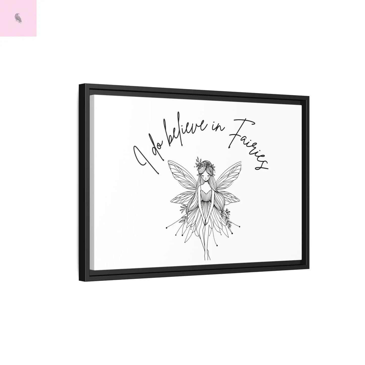 Fairies Canvas, Framed (Multi-color) - The flirty crow