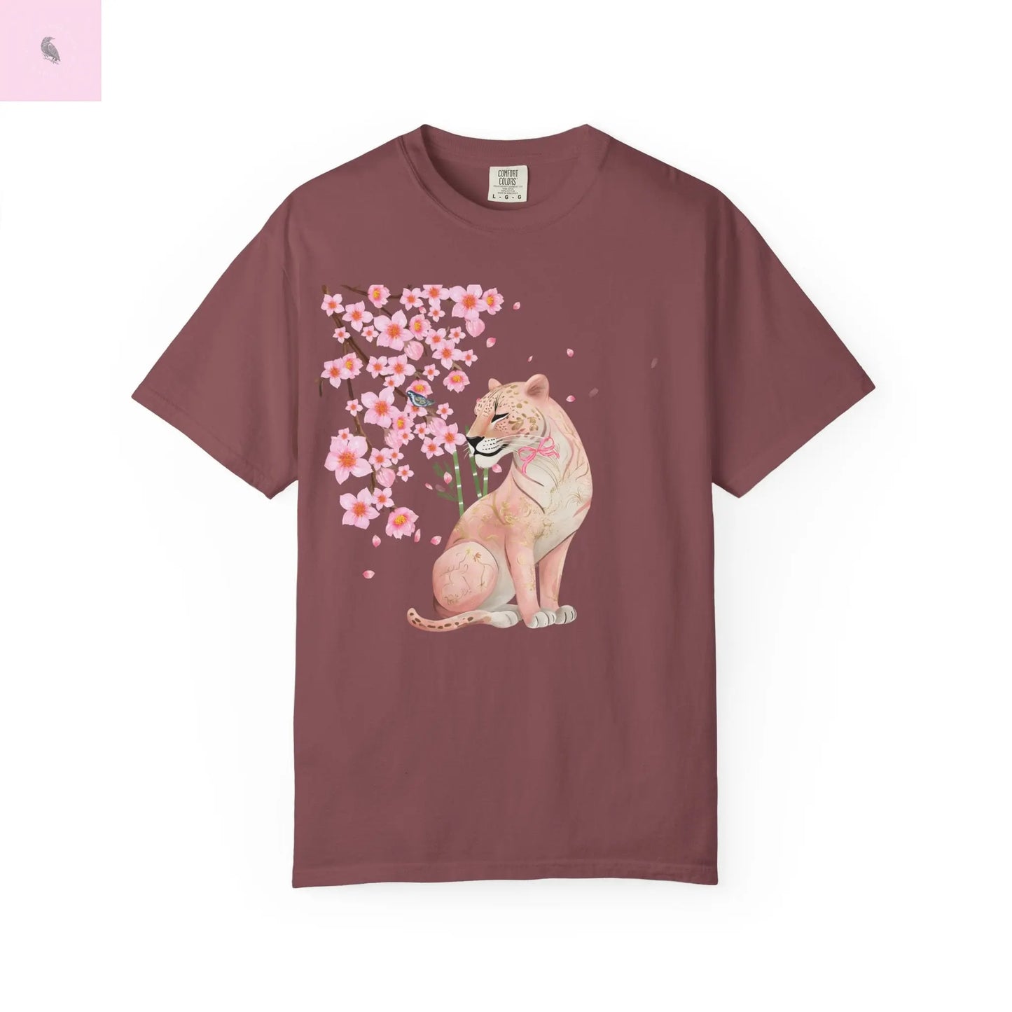 Chinoiserie Leopard T-shirt The flirty crow