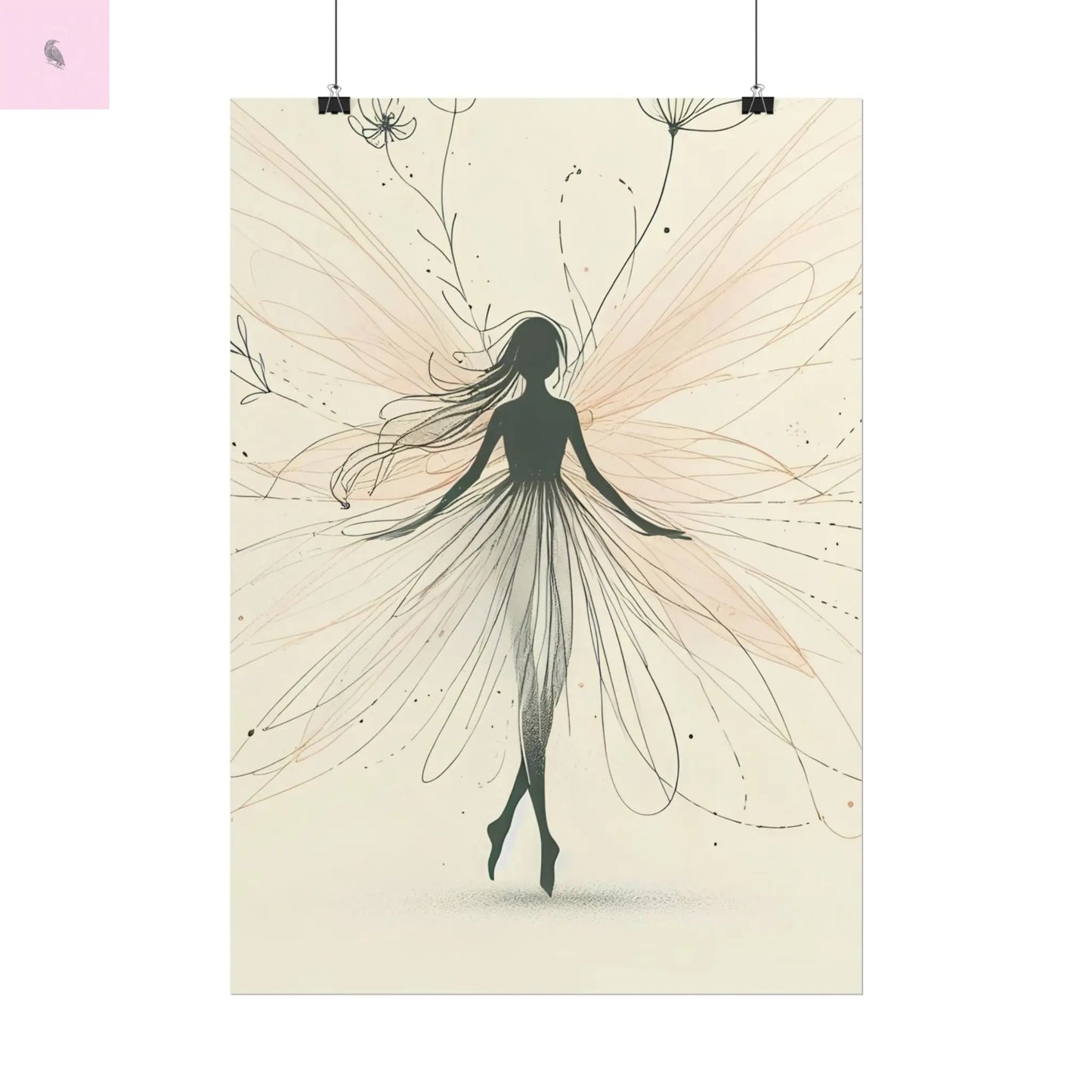 Fairy Poster - The flirty crow