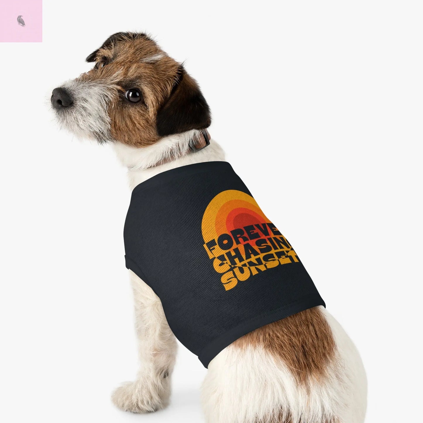 Dog Tank Top - Sunset Chaser Design The flirty crow