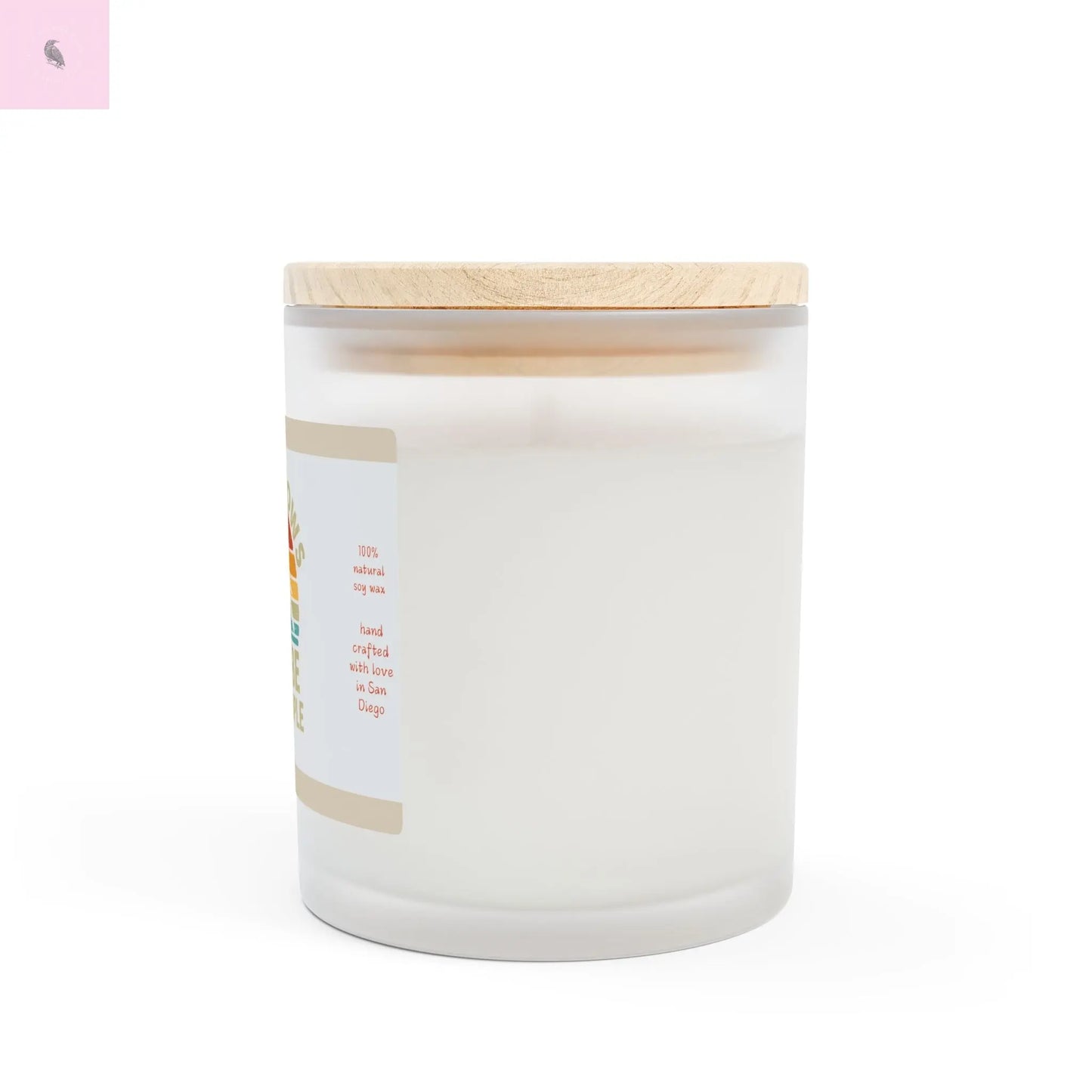 Glass Candle Crow Lover the flirty crow