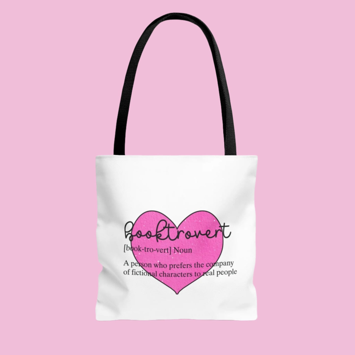 Book Lover Tote Bag, Bookish Gift, Reading Accessories, Tote for Introverts, Eco-Friendly Shopping Bag, Cute Literary Design Printify
