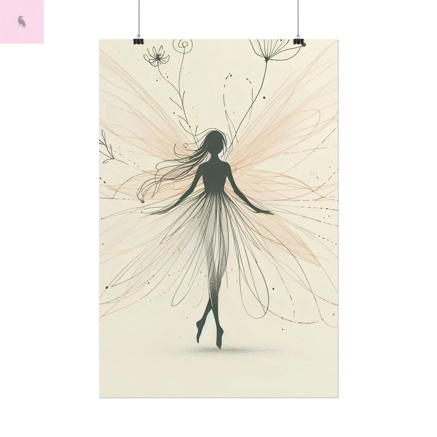 Fairy Poster - The flirty crow