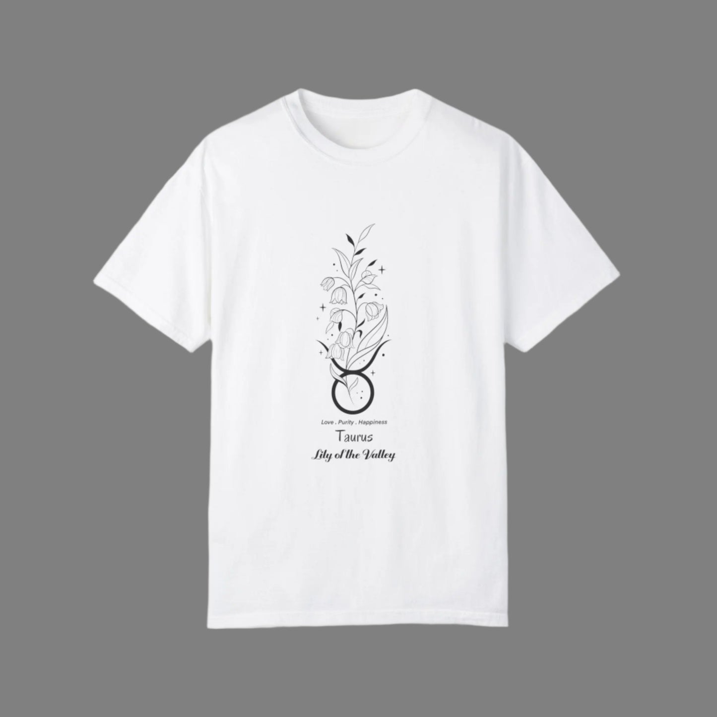 T-Shirt - Taurus Birthday Flower Unisex Tee The flirty crow