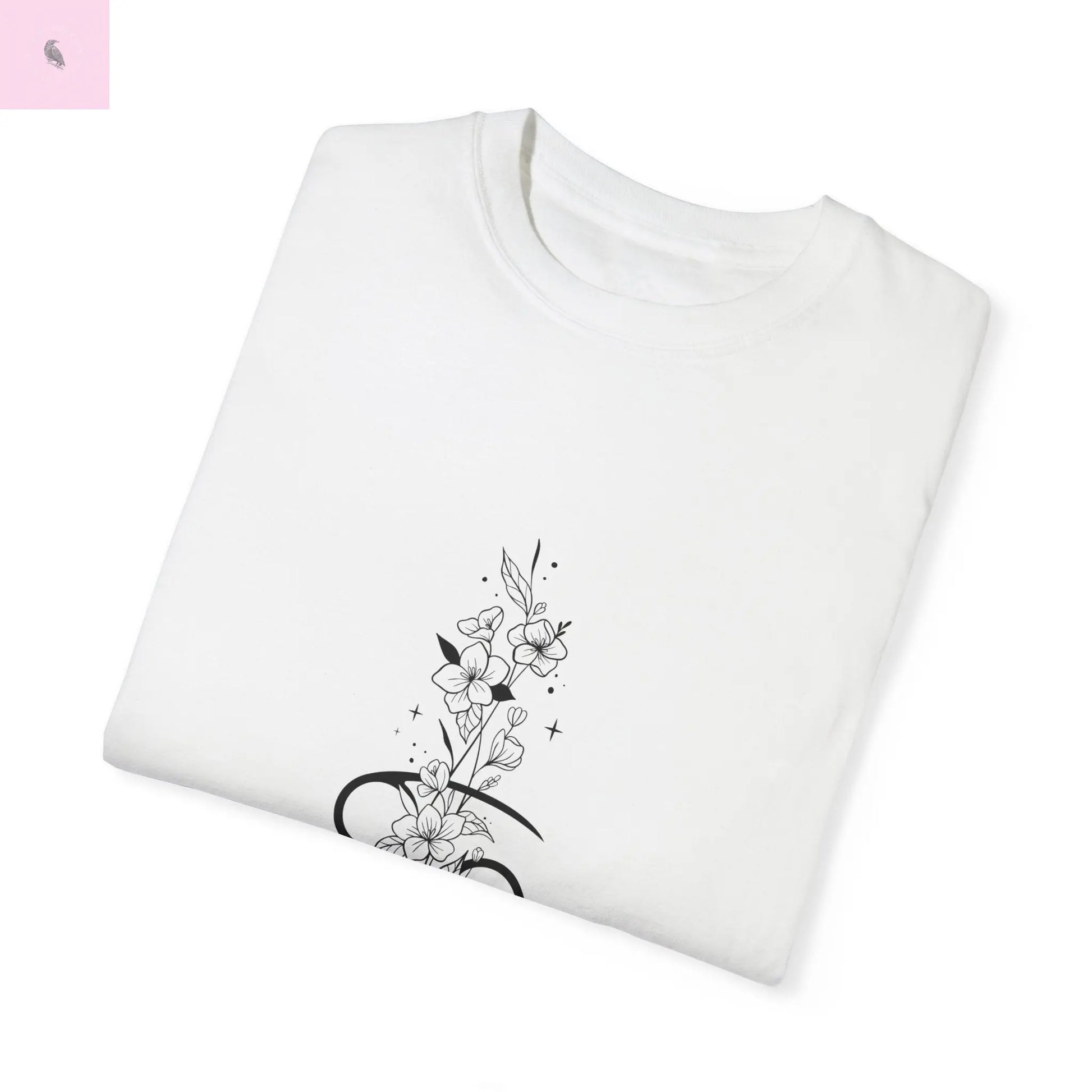 Cancer birth flower T-Shirt for Astrology Lovers Printify