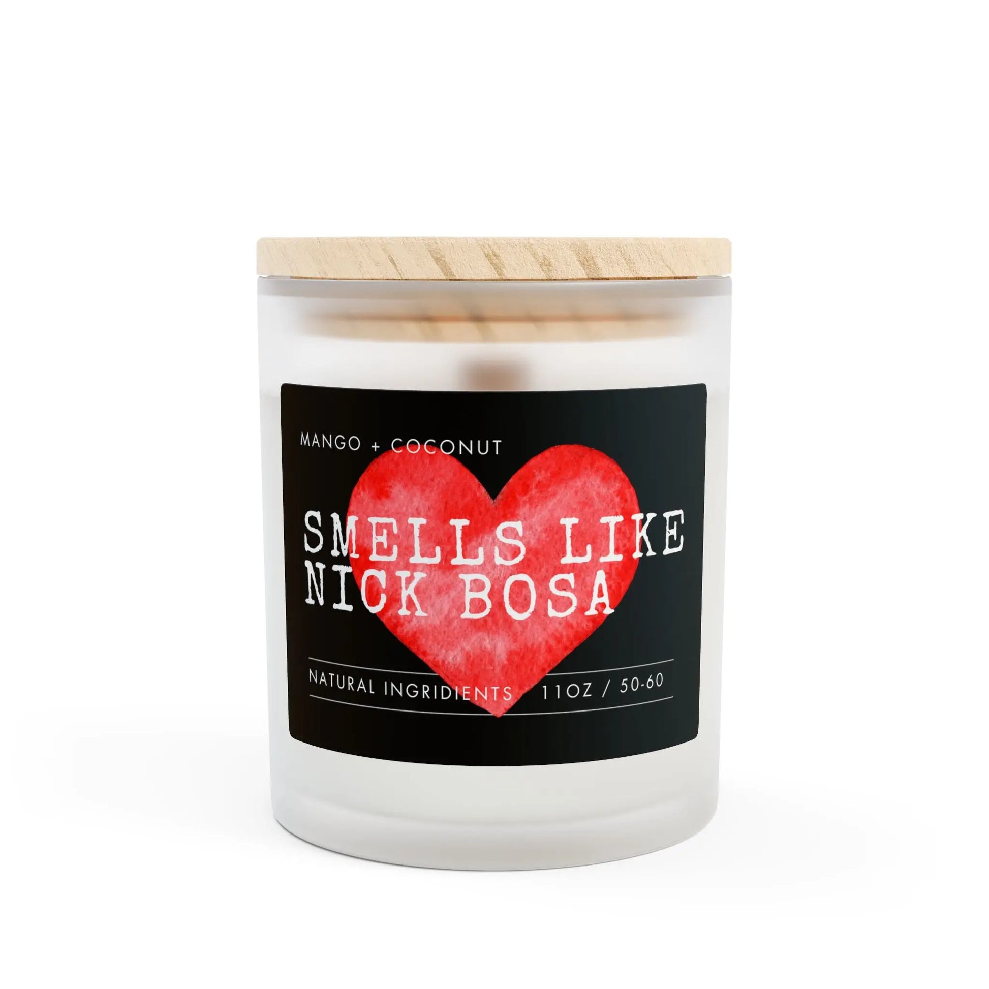 Candle - 49er Fan Nick Bosa Game Day 11oz Frosted Glass Candle The flirty crow