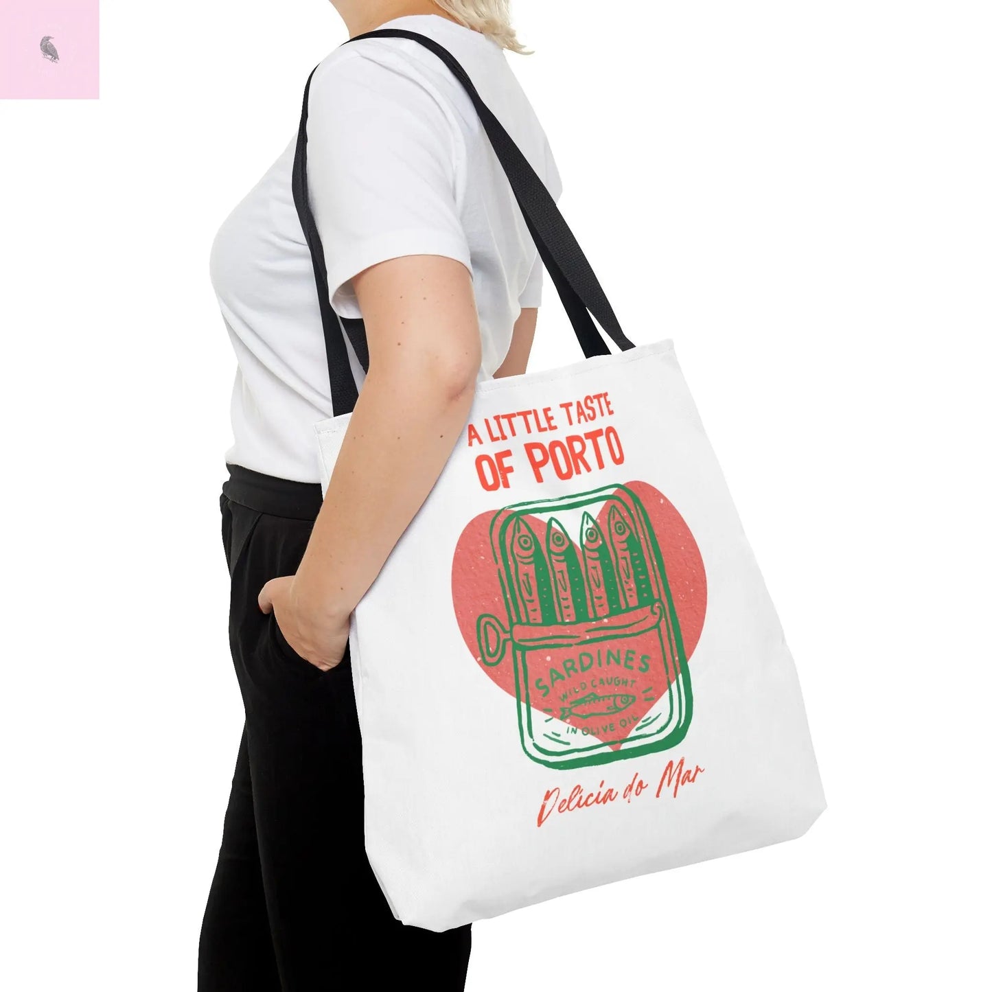 Porto-Inspired Tote Bag, Eco-Friendly Shopping Bag, Travel Tote, Gift for Food Lovers, Beach Bag, Everyday Carryall Printify