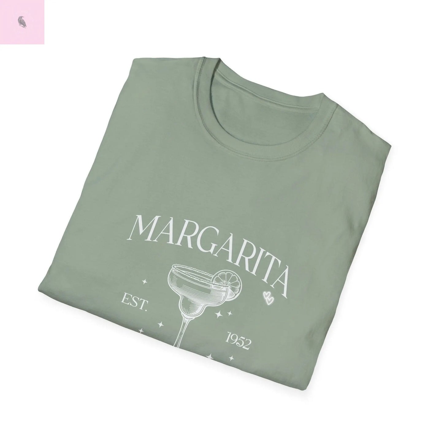 Margarita lovers Softstyle cotton T-Shirt the flirty crow