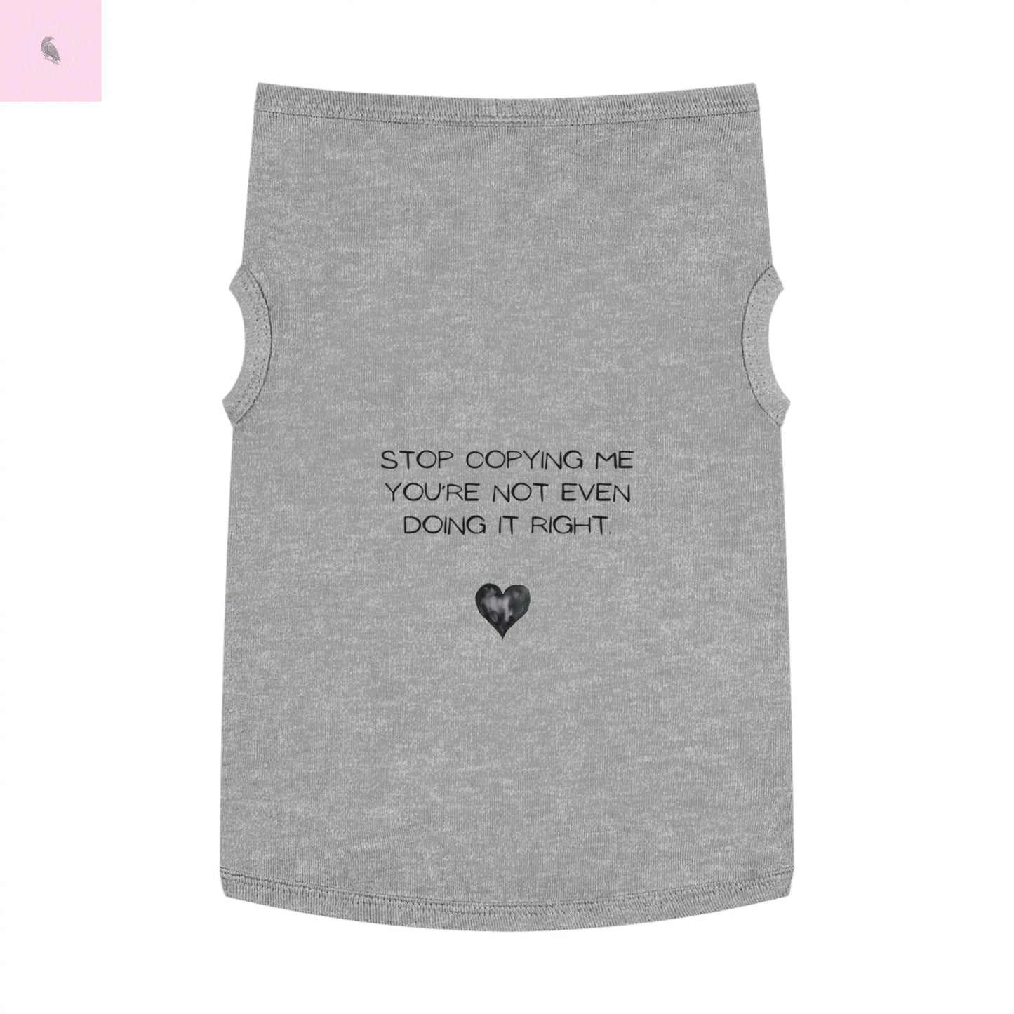 Pet Tank Top The flirty crow