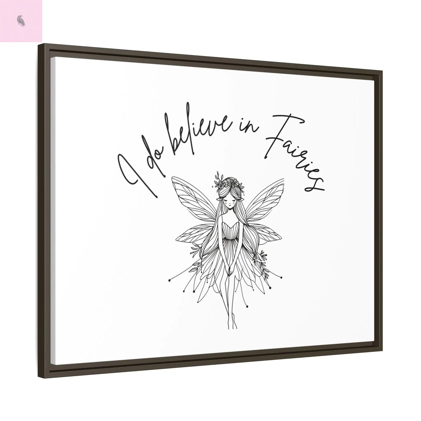 Fairies Canvas, Framed (Multi-color) - The flirty crow