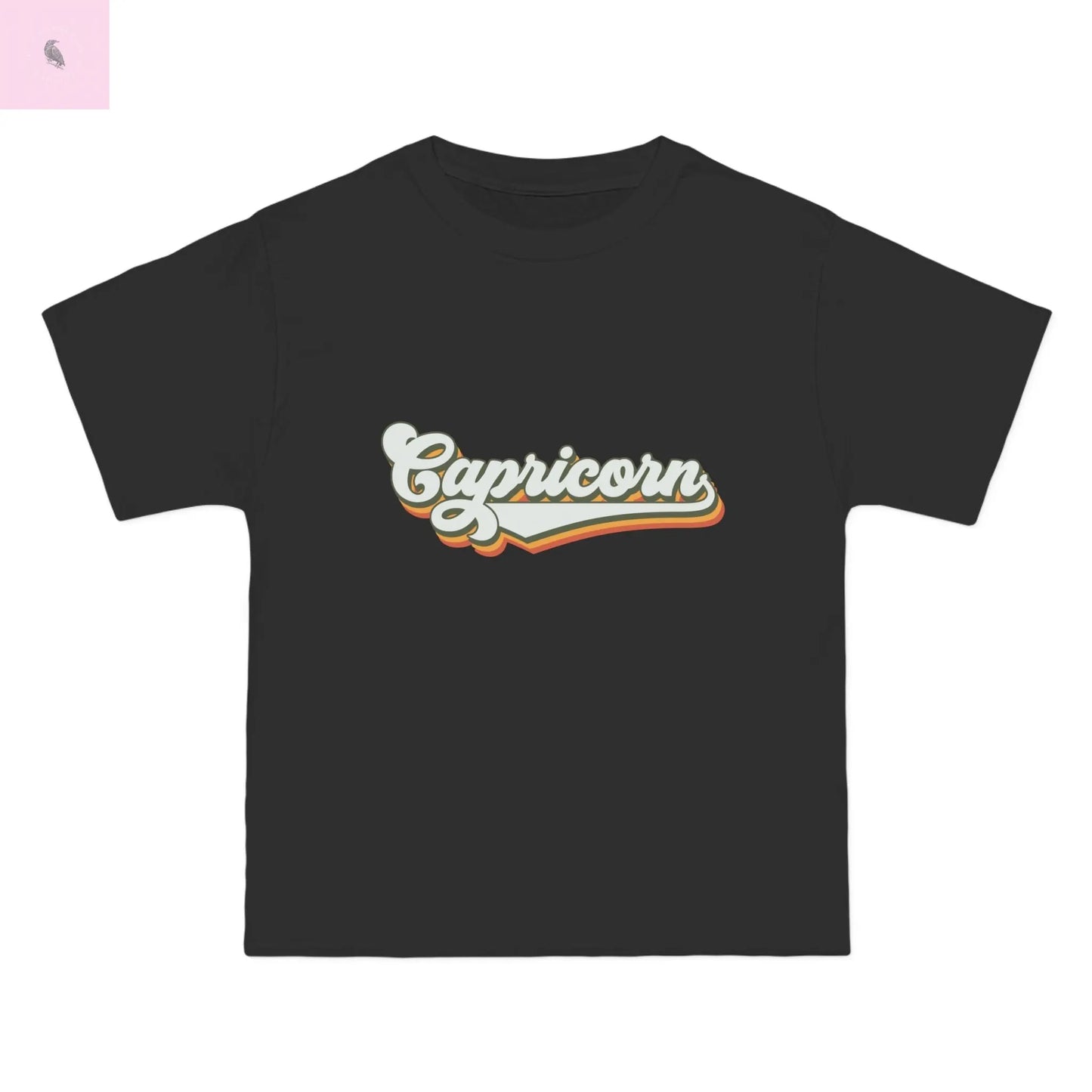 Capricorn astrology lovers cottonT-Shirt - Short-Sleeve the flirty crow