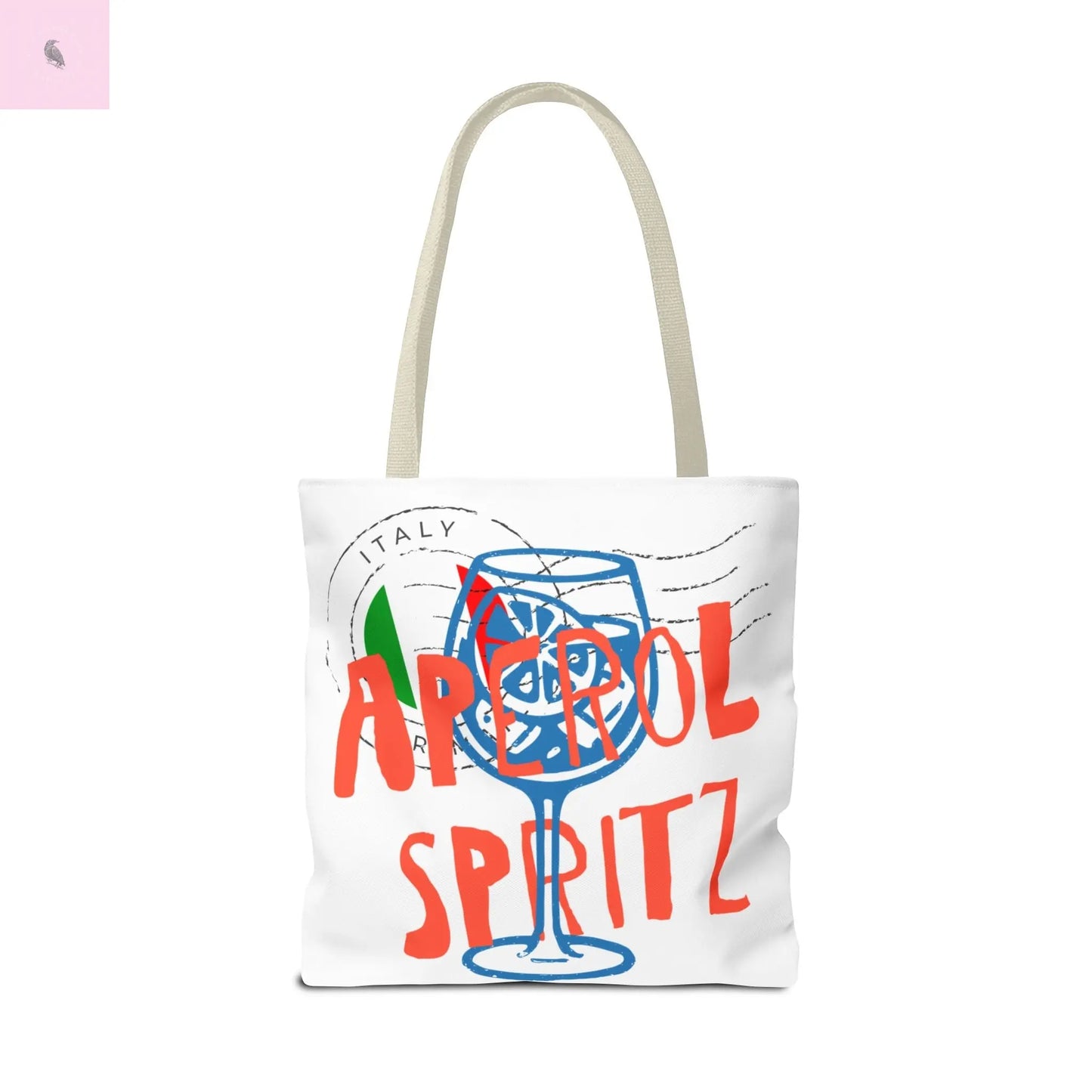 Aperol Spritz Tote Bag, Stylish Beach Bag, Summer Accessory, Gift for Cocktail Lovers, Travel Bag, Fun Party Tote The flirty crow