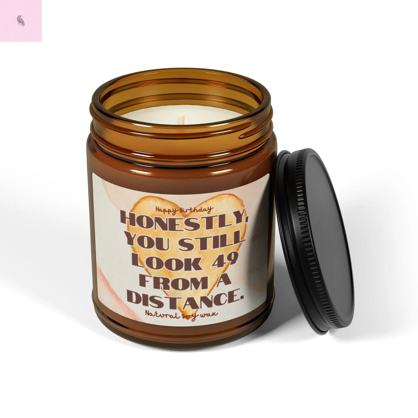 Birthday Funny Aging Candle - Soy Candle The flirty crow