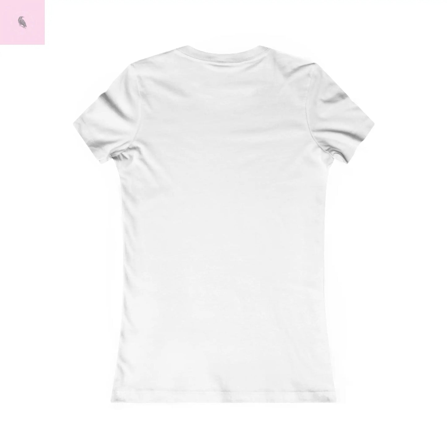 Good Luck Women's White Cotton T-Shirt the flirty crow