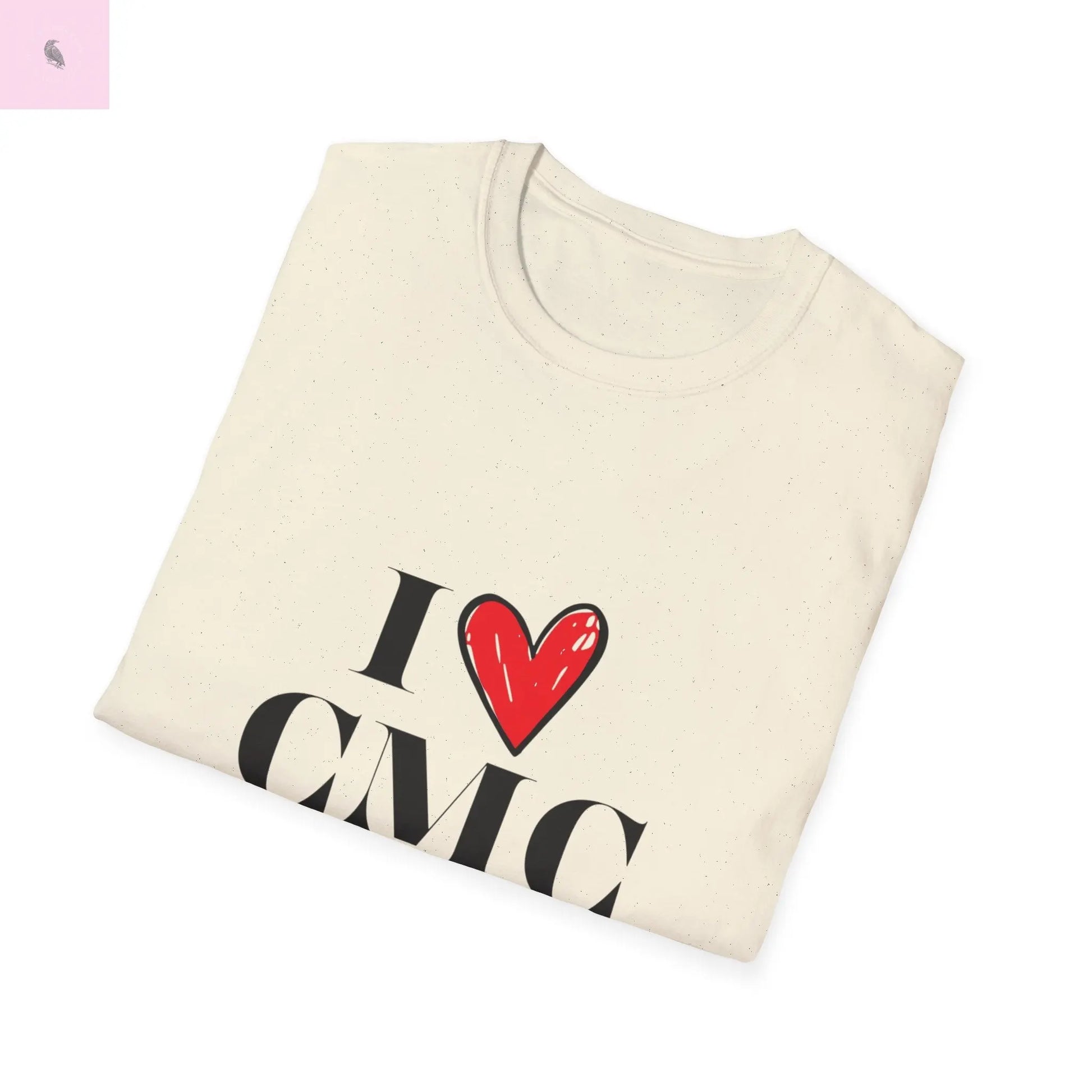 I Love CMC Unisex 49erT-Shirt, gift for niner fan, Game Day tee, 49er tshirt The flirty crow