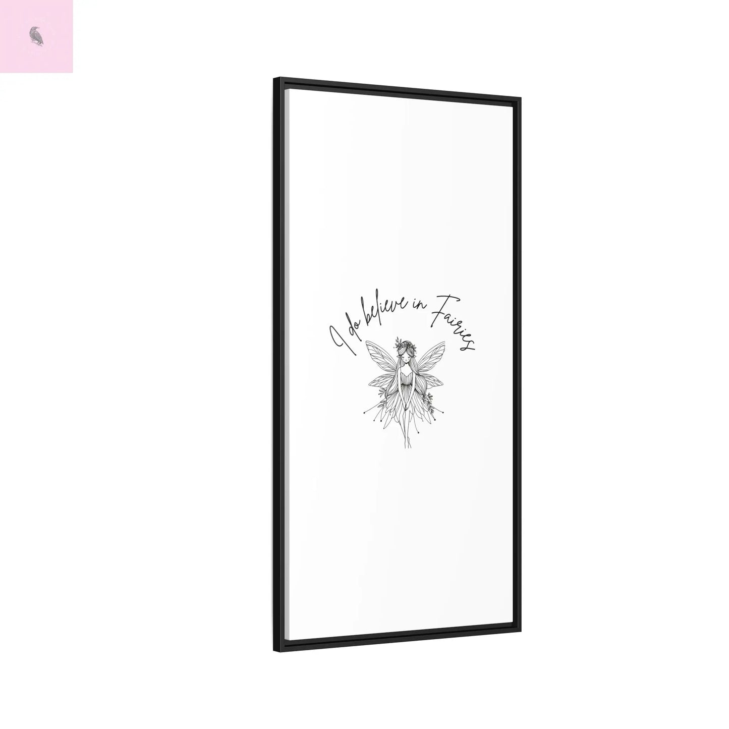 Fairies Canvas, Framed (Multi-color) - The flirty crow