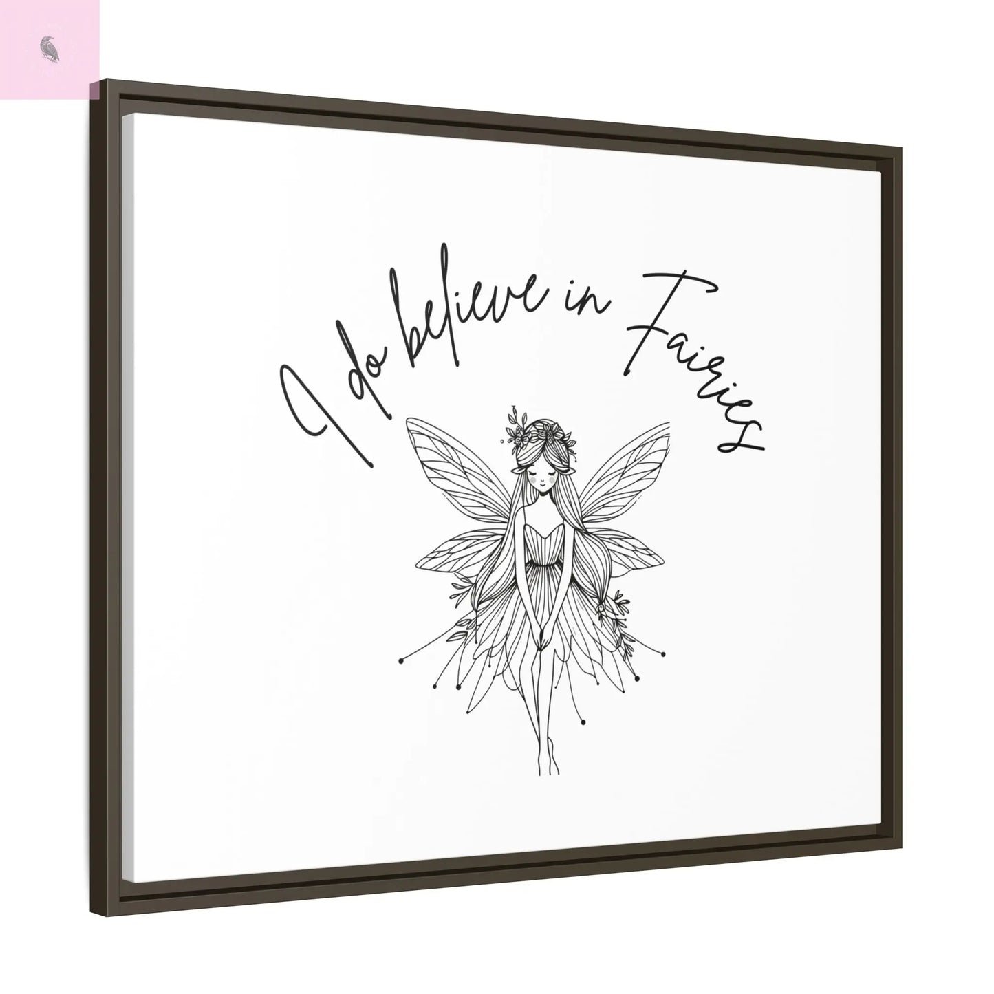 Fairies Canvas, Framed (Multi-color) - The flirty crow