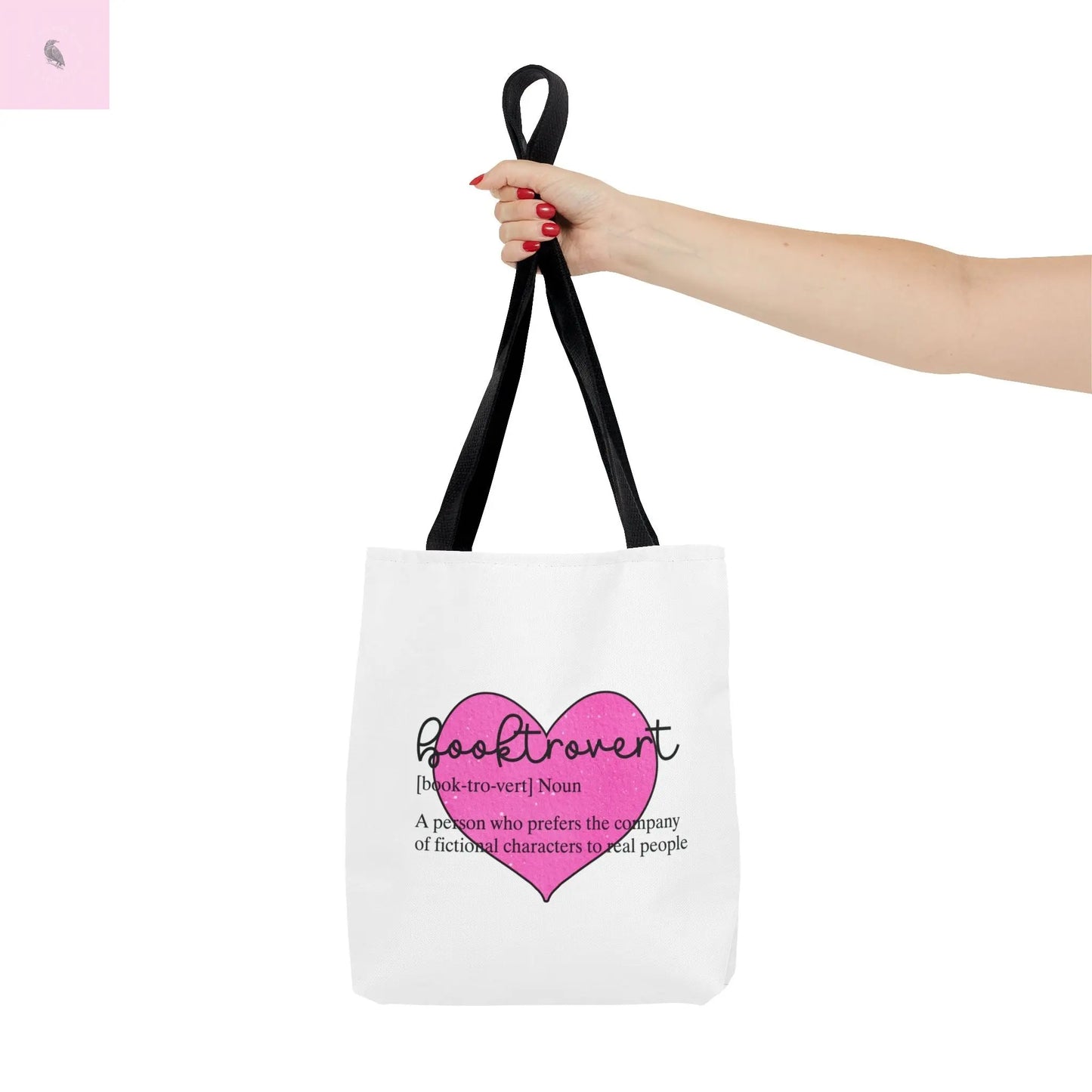 Book Lover Tote Bag, Bookish Gift, Reading Accessories, Tote for Introverts, Eco-Friendly Shopping Bag, Cute Literary Design Printify