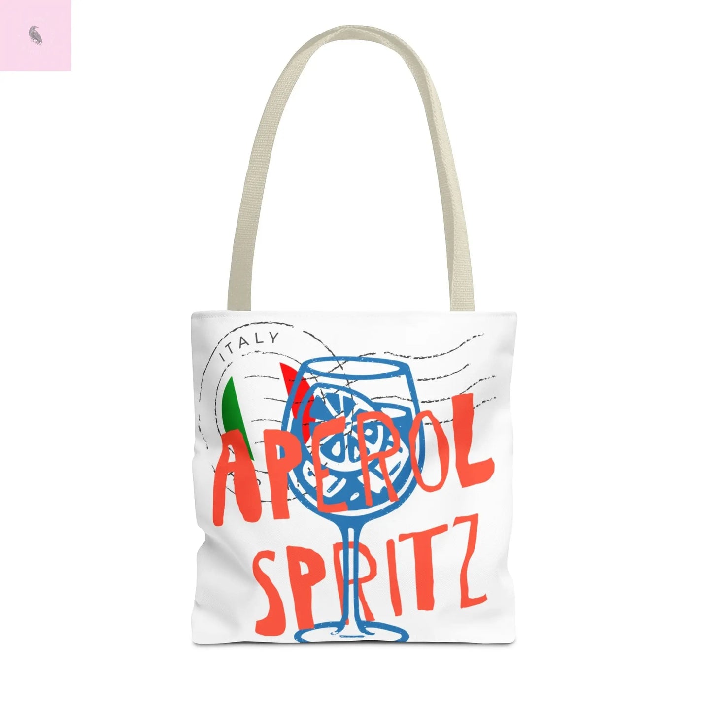 Aperol Spritz Tote Bag, Stylish Beach Bag, Summer Accessory, Gift for Cocktail Lovers, Travel Bag, Fun Party Tote The flirty crow