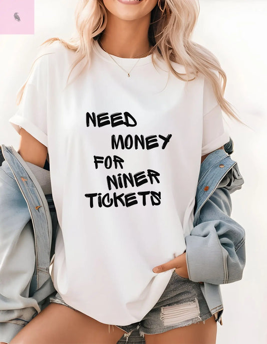 Niner T-Shirt unisex cotton tee for fans the flirty crow