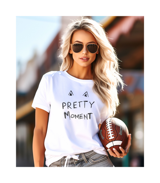 Pretty Moment Unisex Tee  Bella+ Canvas Cotton Summer Tee The flirty crow