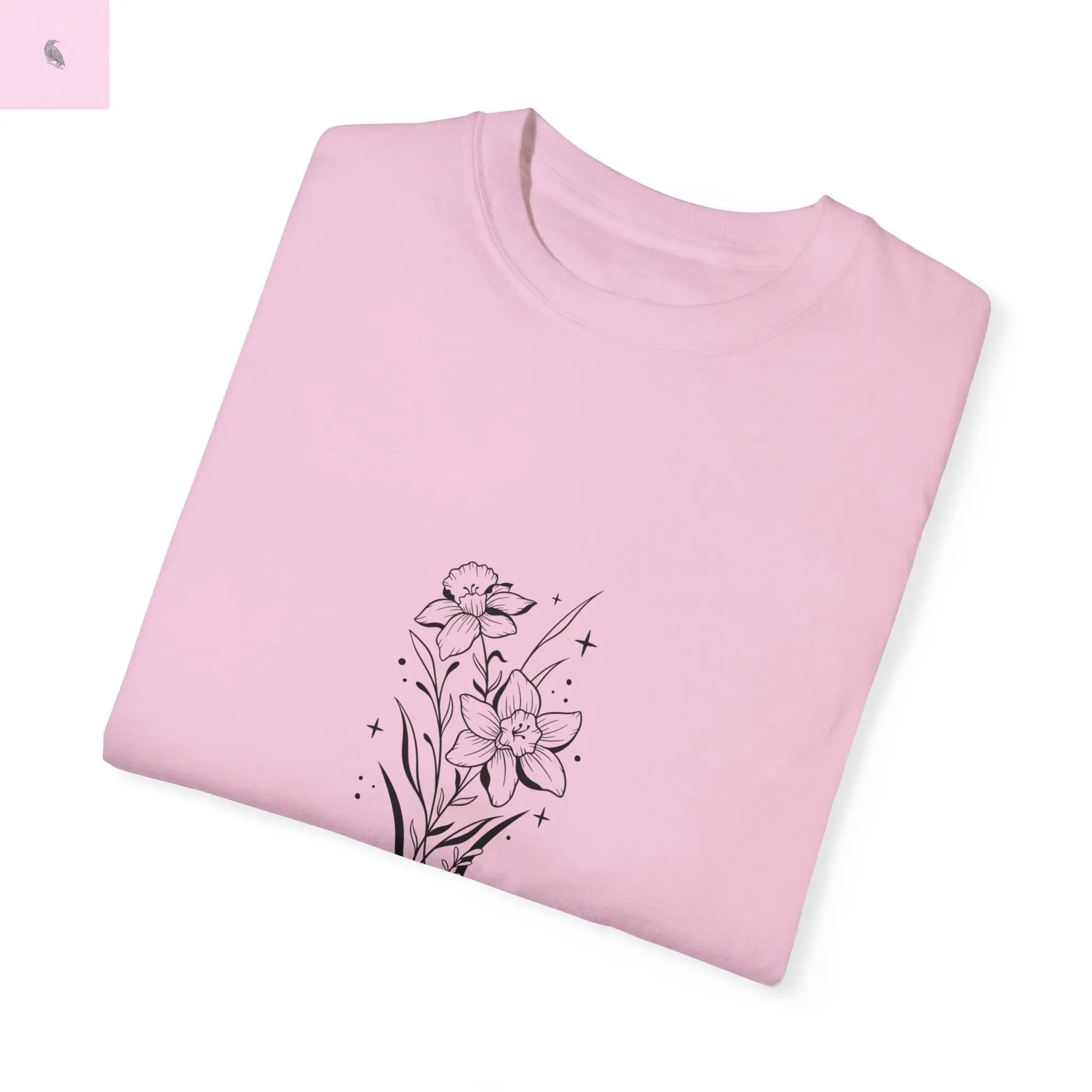 Pisces  birth flower T-Shirt for Astrology Lovers Printify