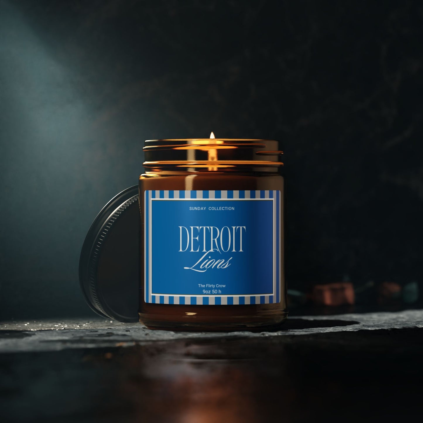 Detroit Lions Scented Soy Candle The flirty crow