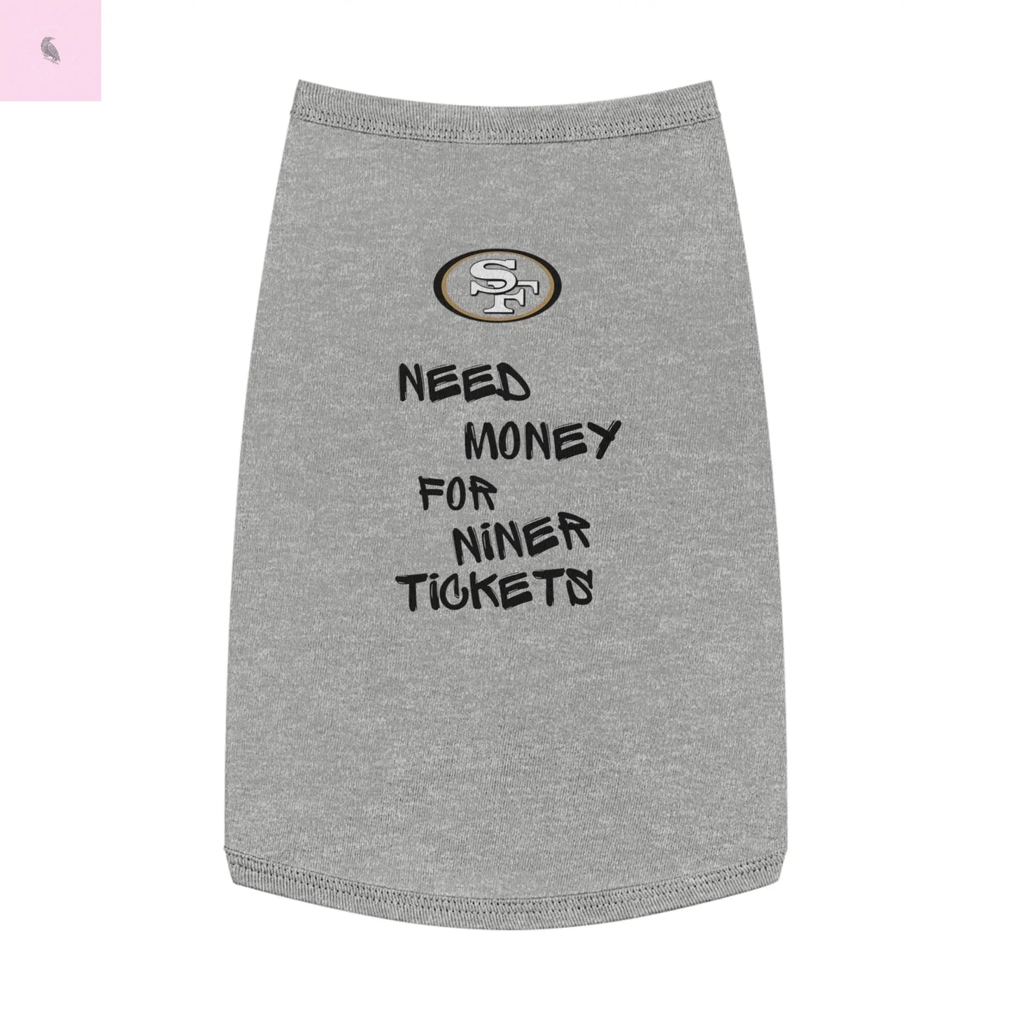 Dog Tank Top 49er Football The flirty crow
