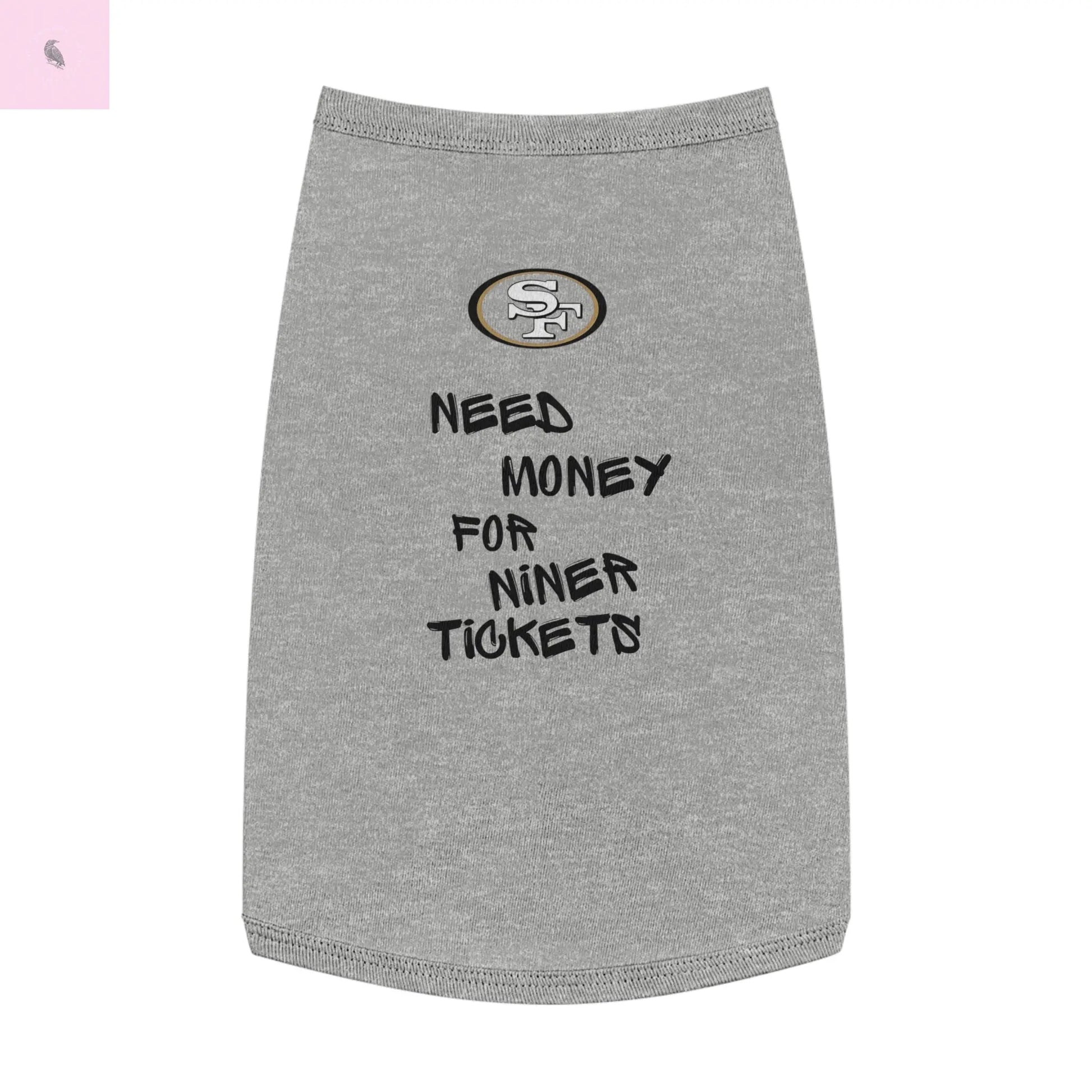 Dog Tank Top 49er Football The flirty crow