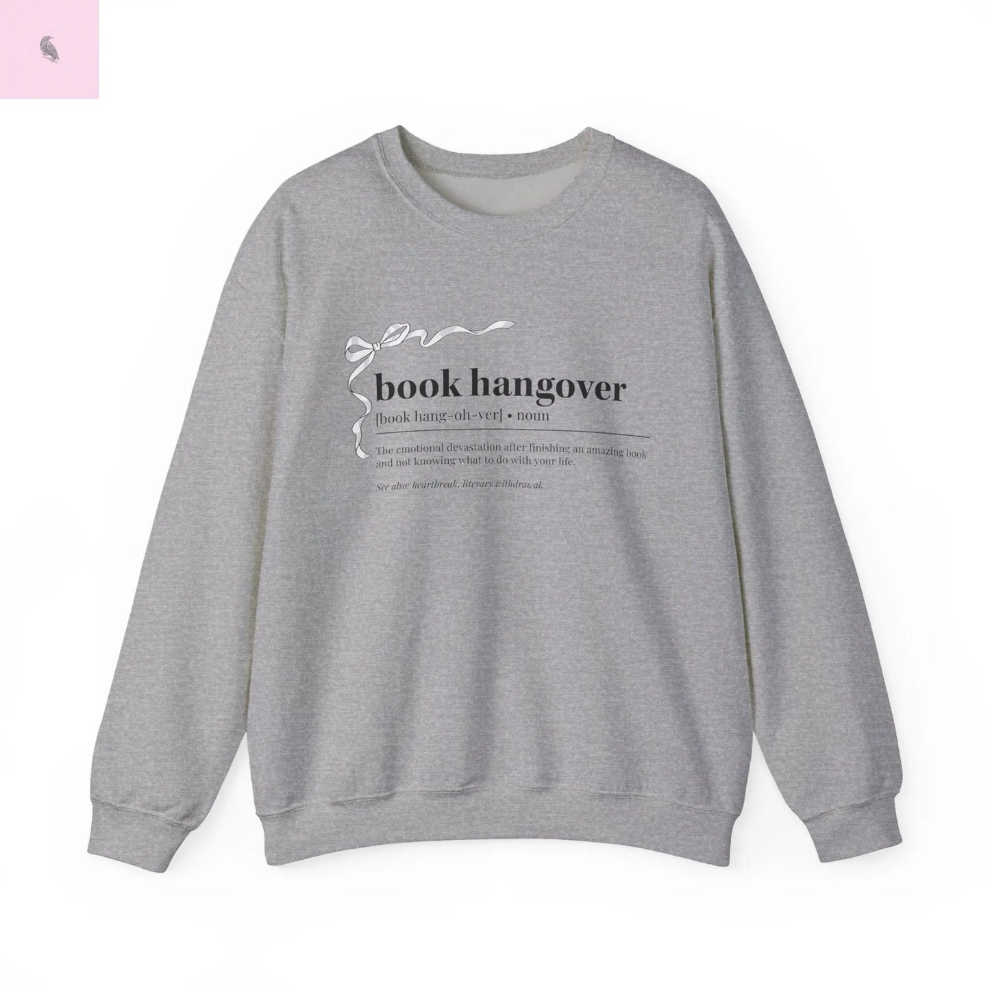 Book Lover Crewneck Sweatshirt, Gift for Book Worm, Book Club Sweater, Cozy Unisex sweatshirt The flirty crow