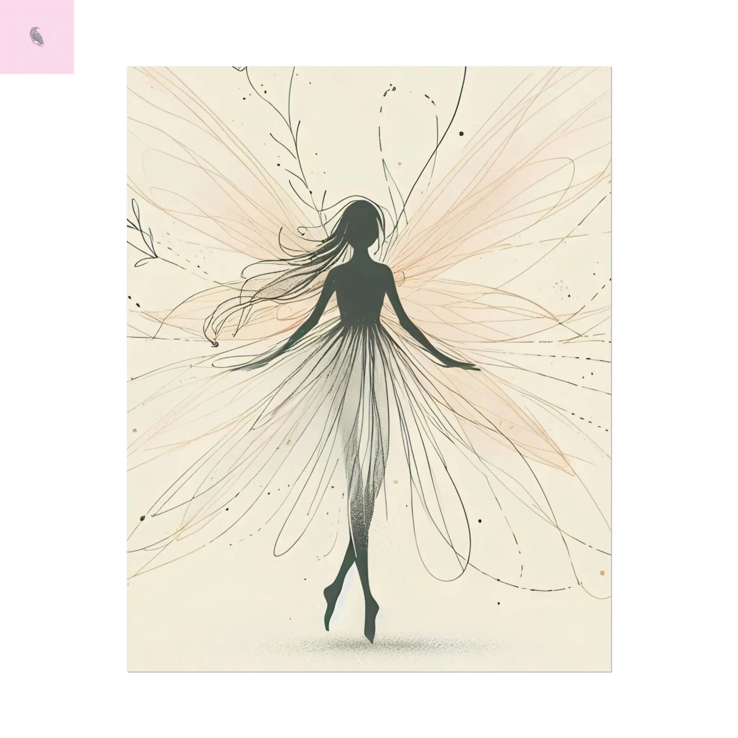 Fairy Poster - The flirty crow
