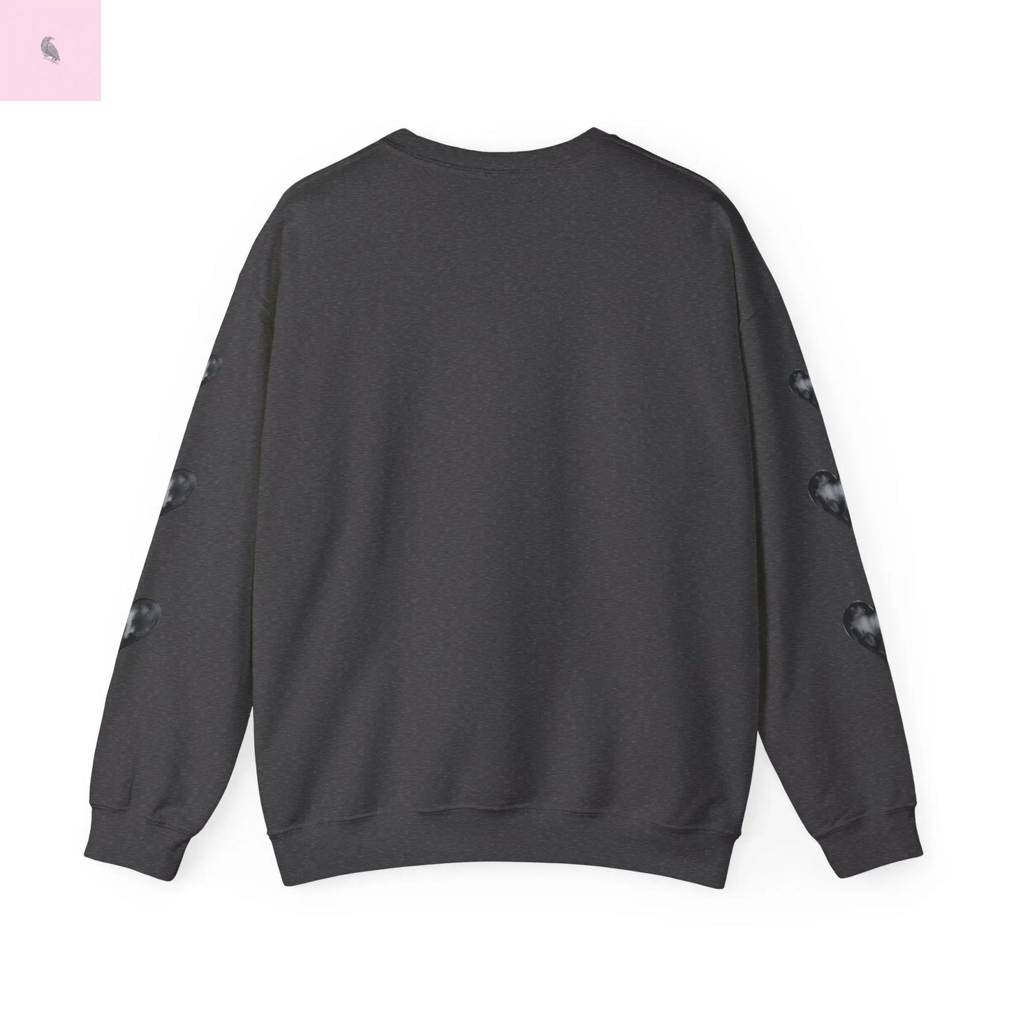 Art + love trendy Heart Sweatshirt the flirty crow