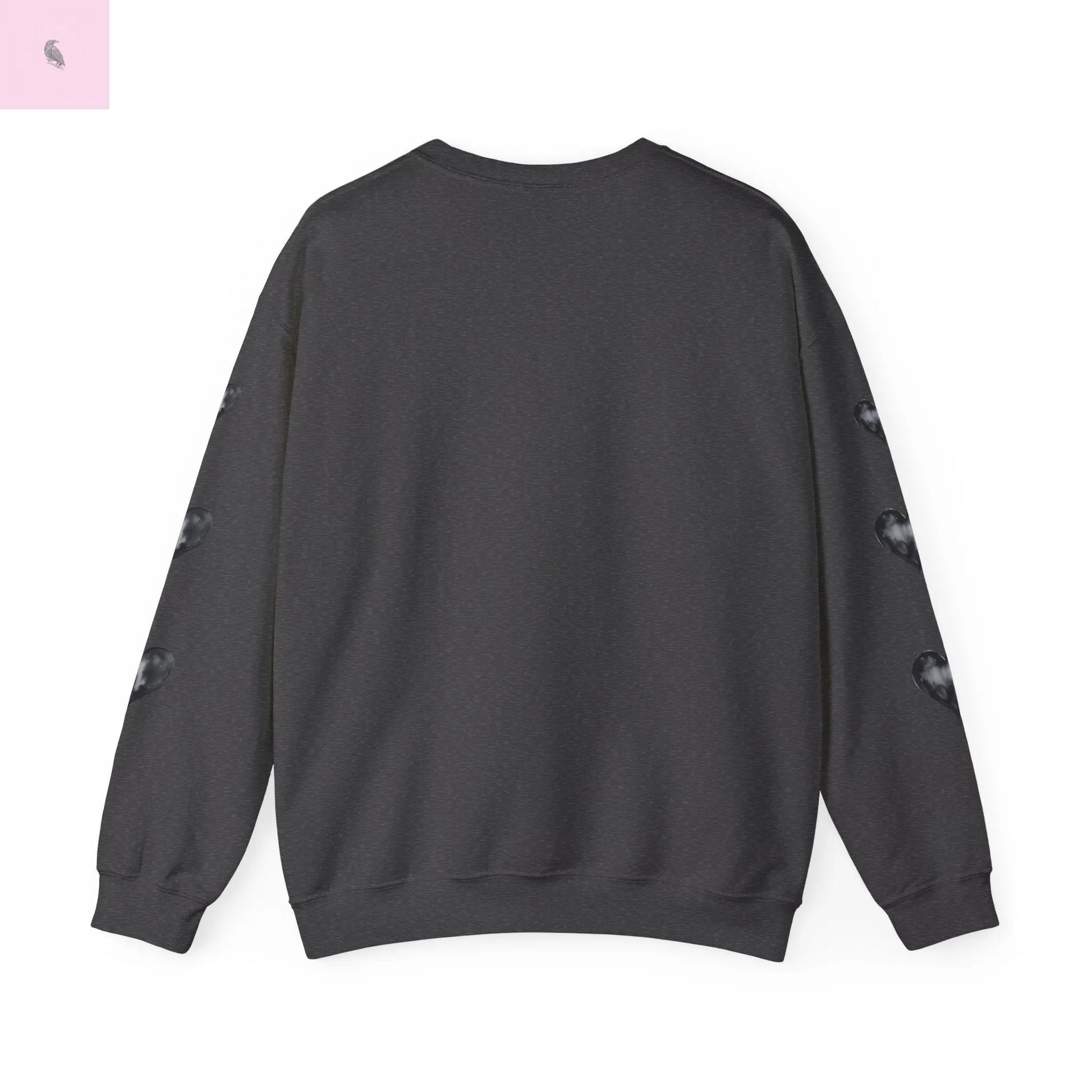 Art + love trendy Heart Sweatshirt the flirty crow